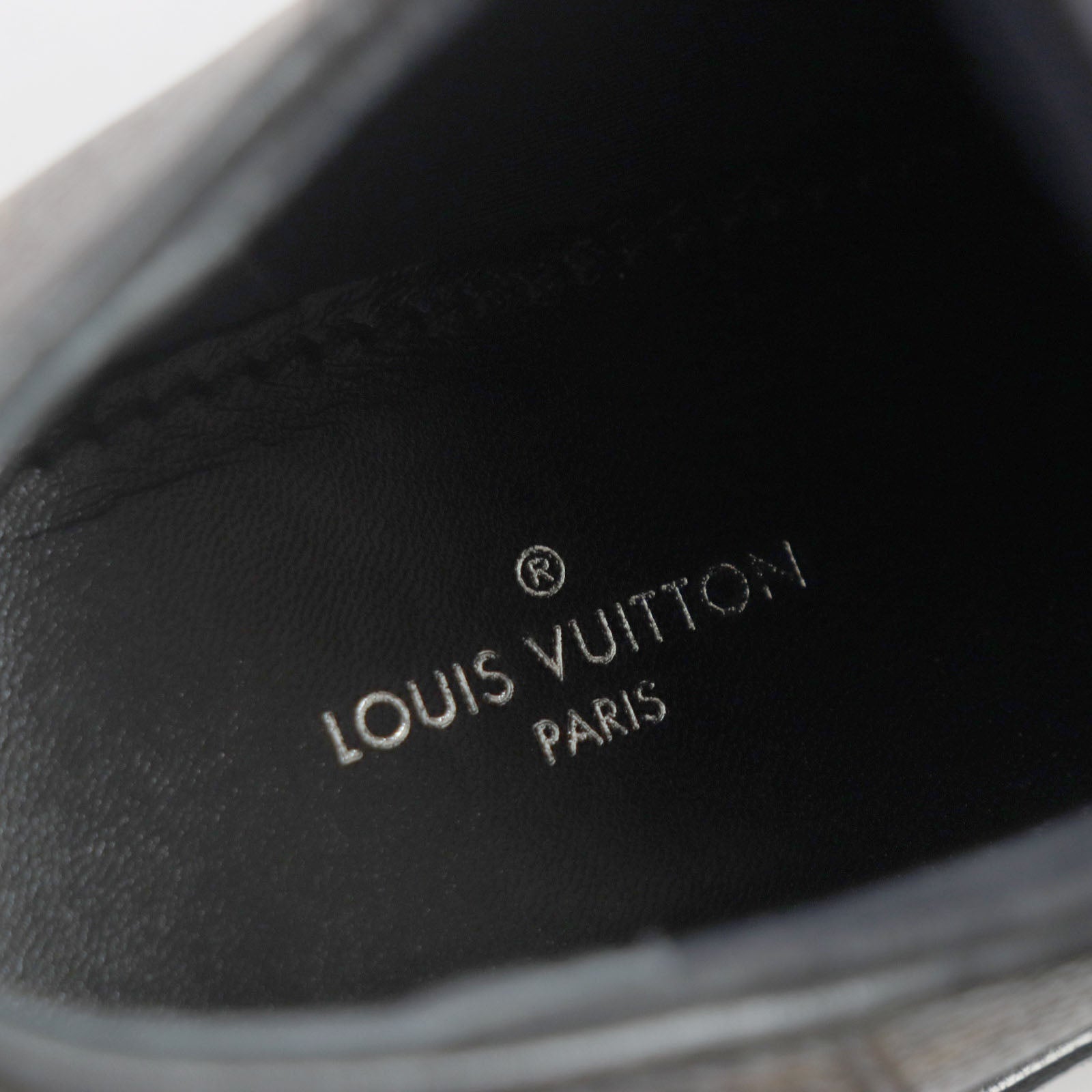 Louis Vuitton Bobble Line Derby Leather Shoes