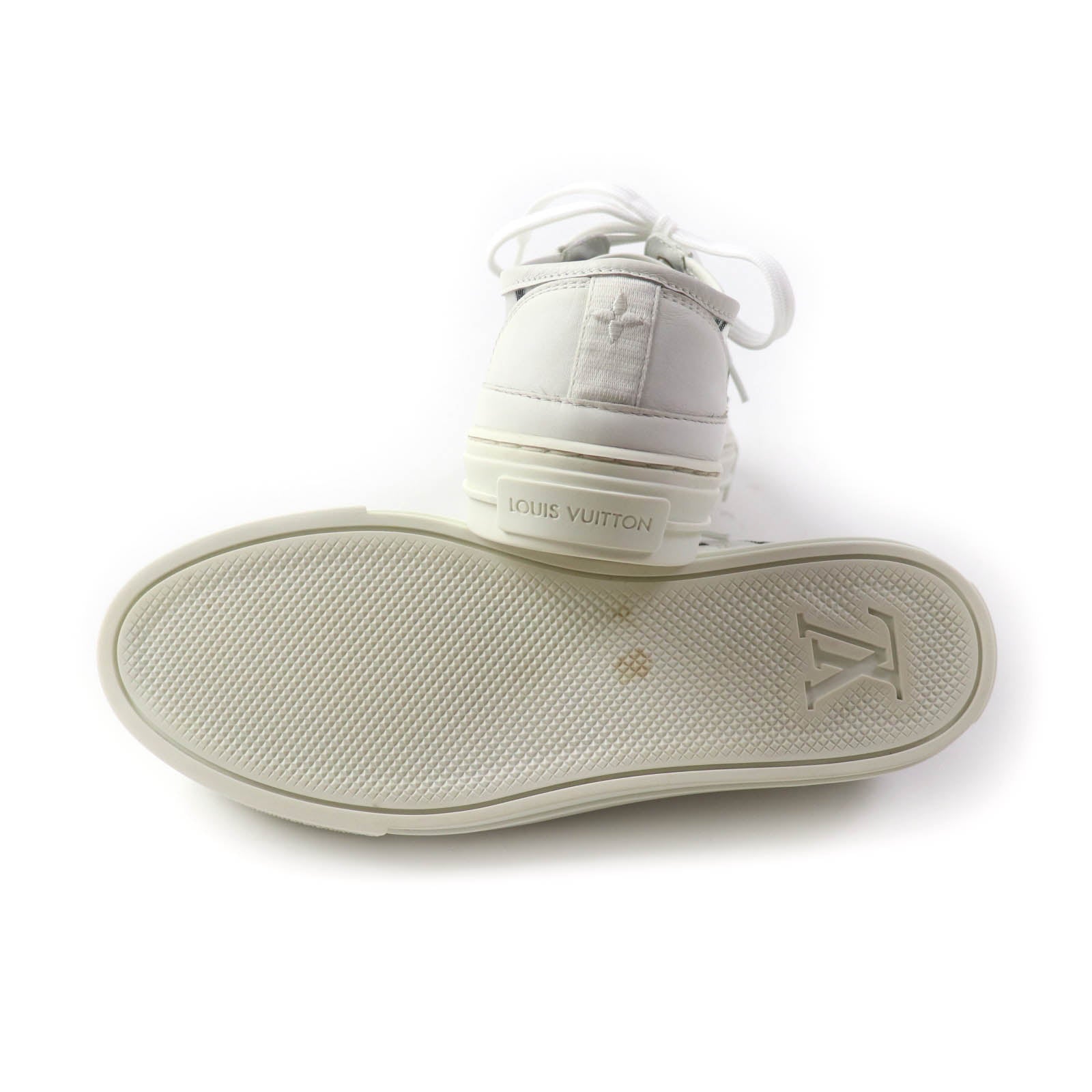 Louis Vuitton Monogram Mesh Leather Sneakers