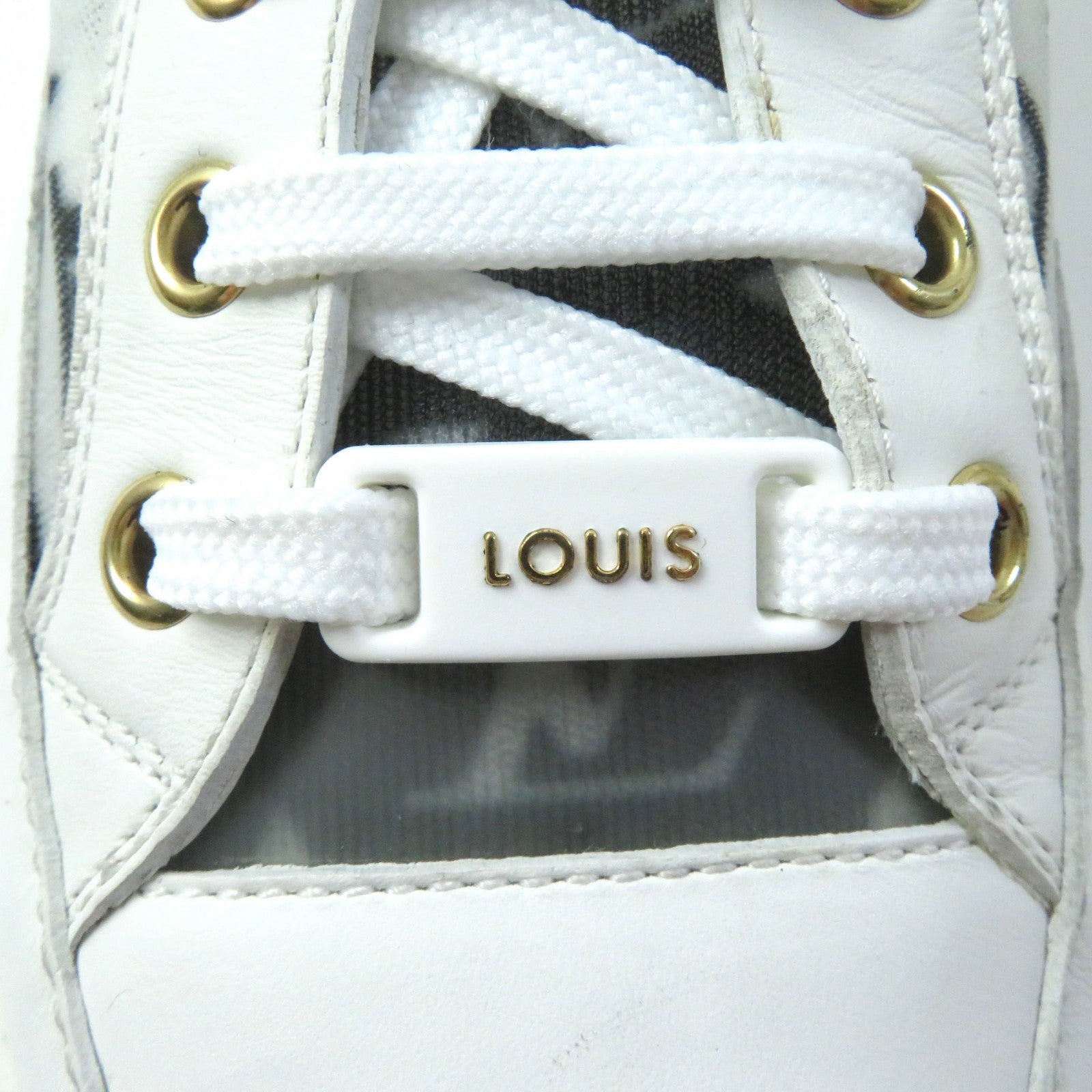 Louis Vuitton Monogram Mesh Leather Sneakers