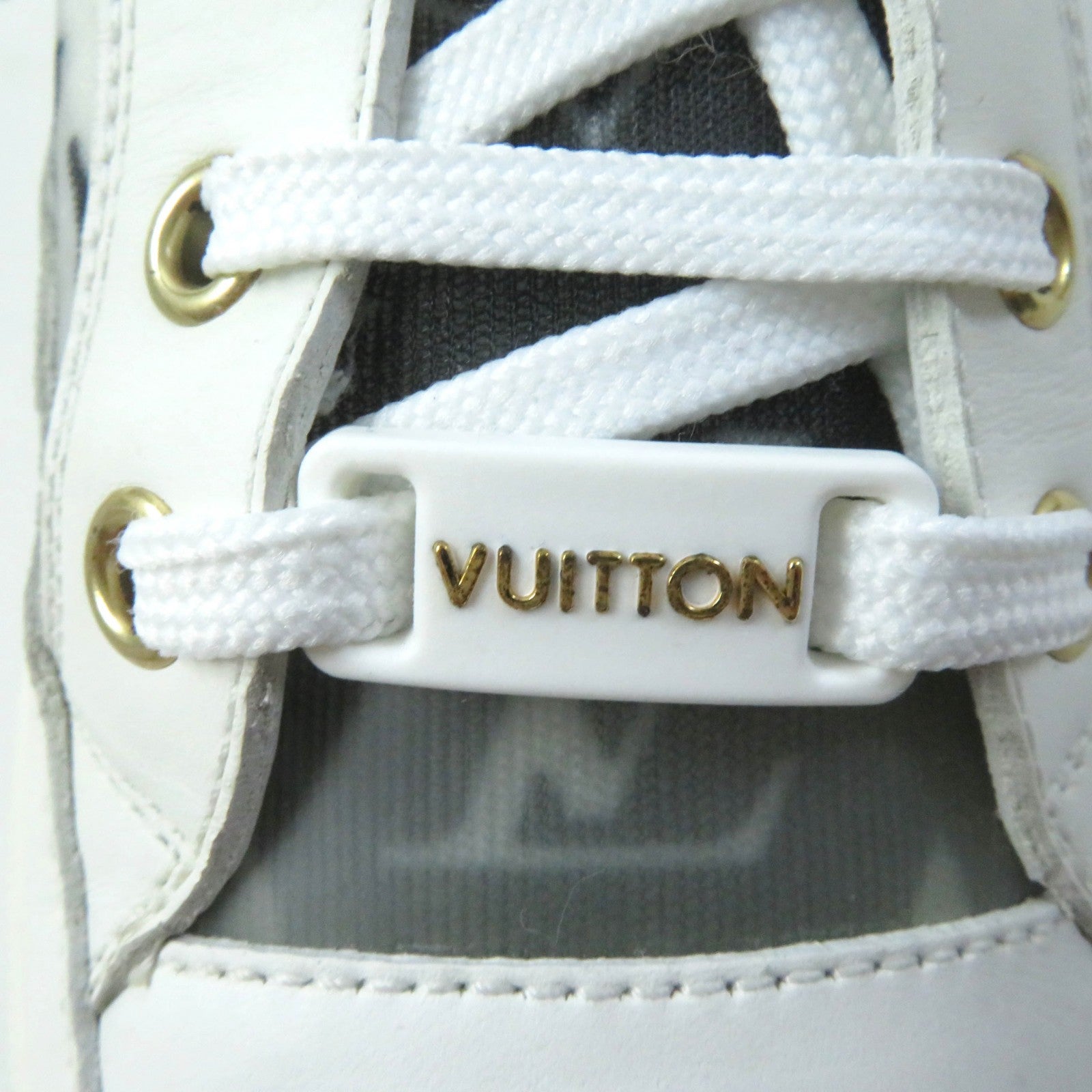 Louis Vuitton Monogram Mesh Leather Sneakers