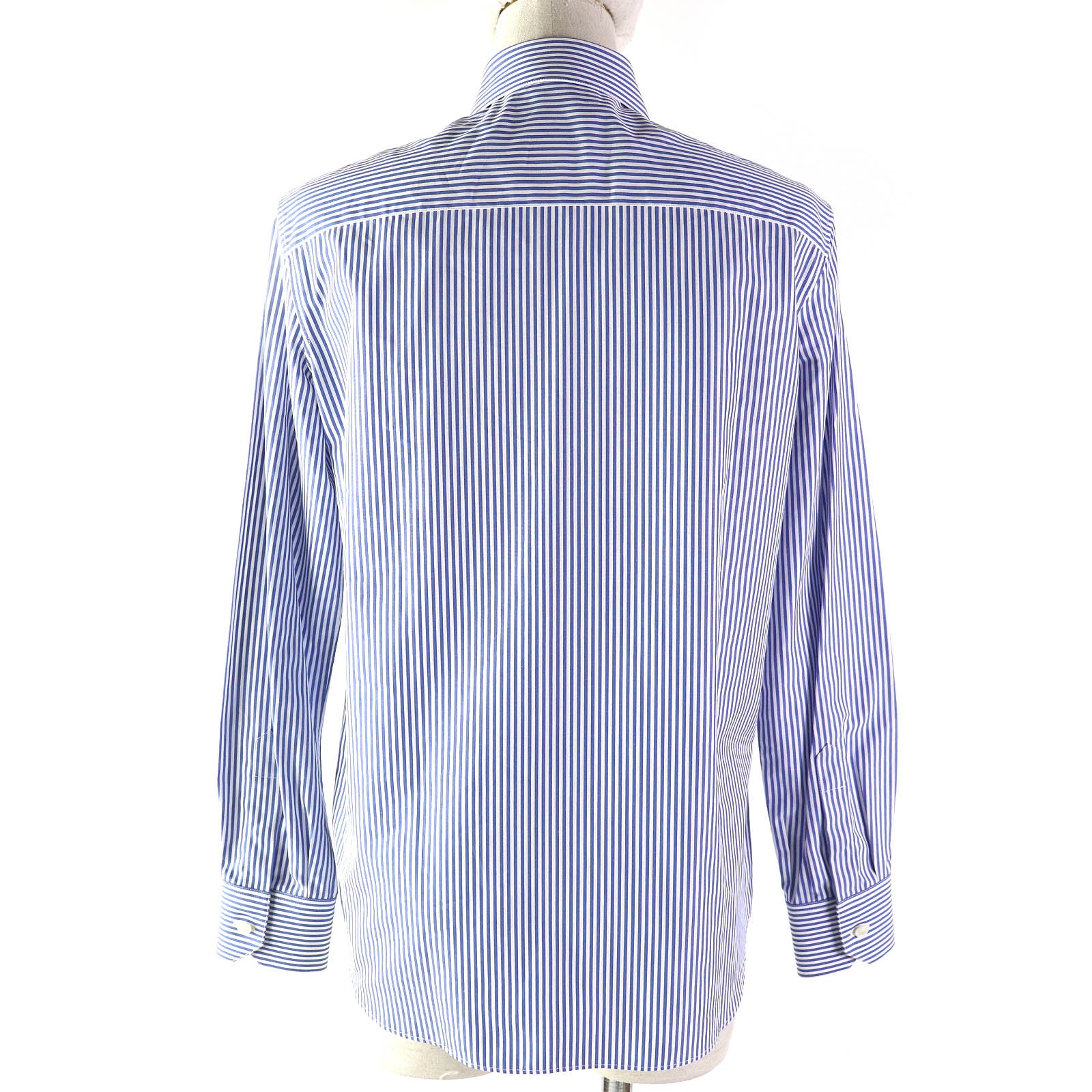 Celine Cotton Stripe Long Sleeve Shirt Women