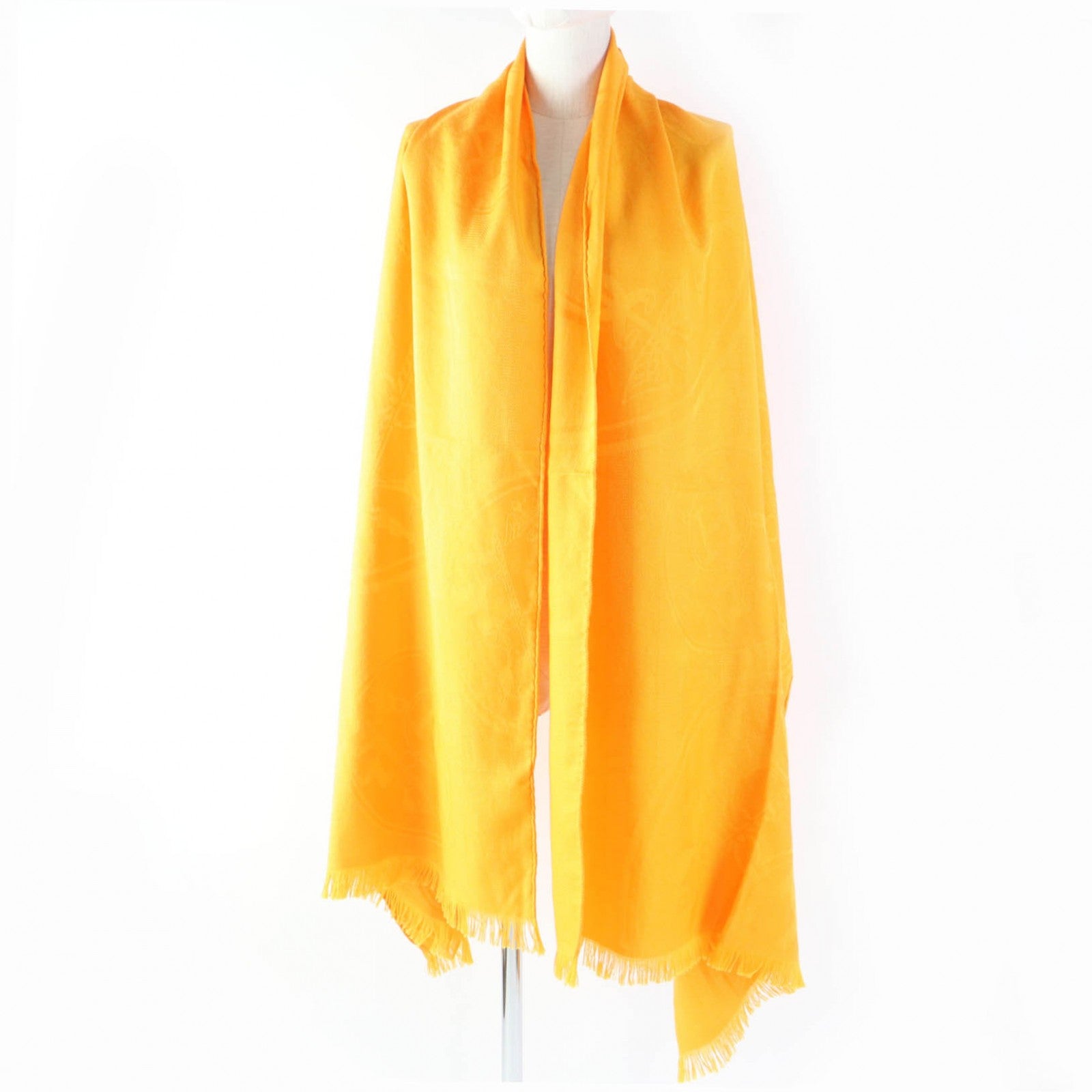 Hermes New Libris Cashmere Silk Shawl