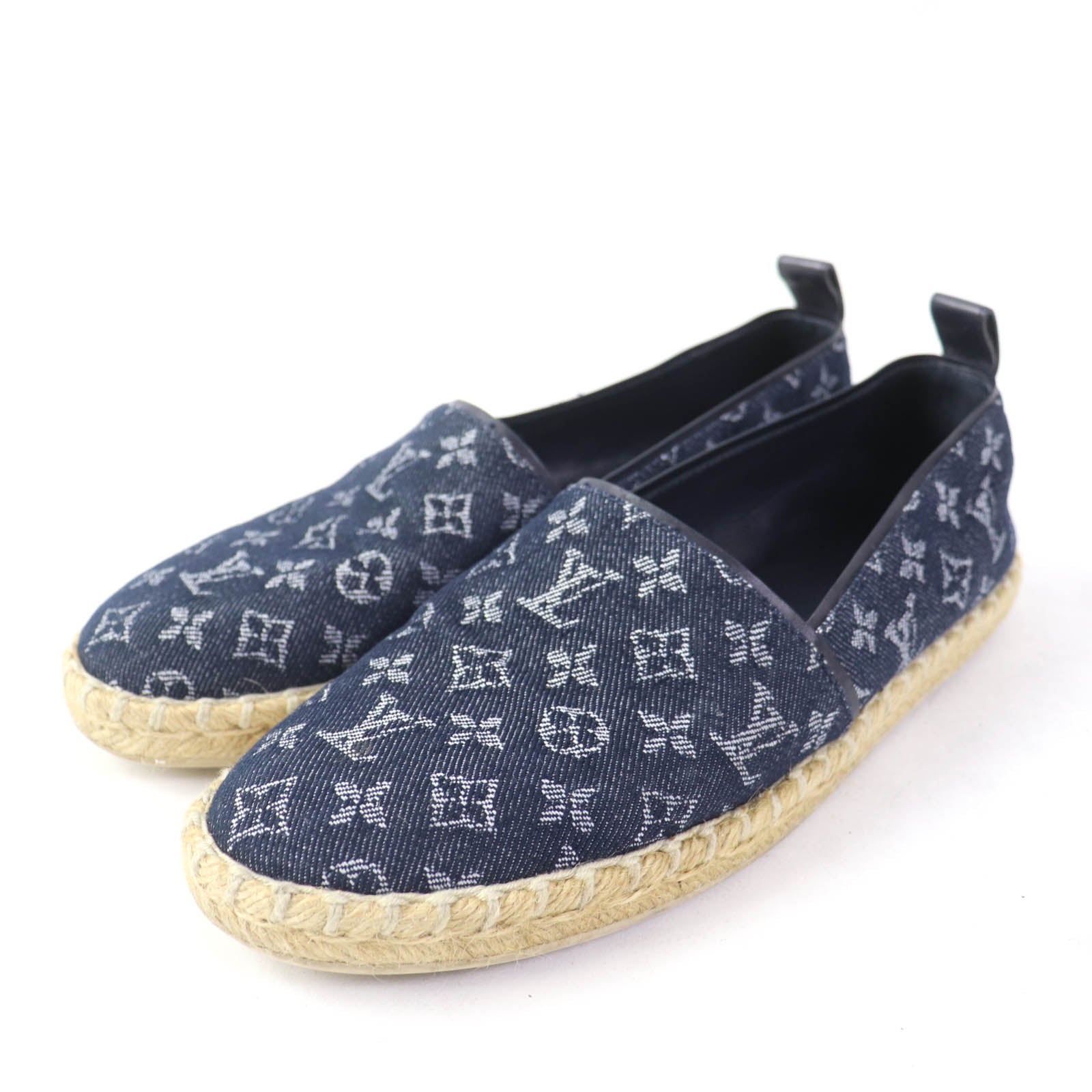 Louis Vuitton Monogram Denim Espadrilles Flats