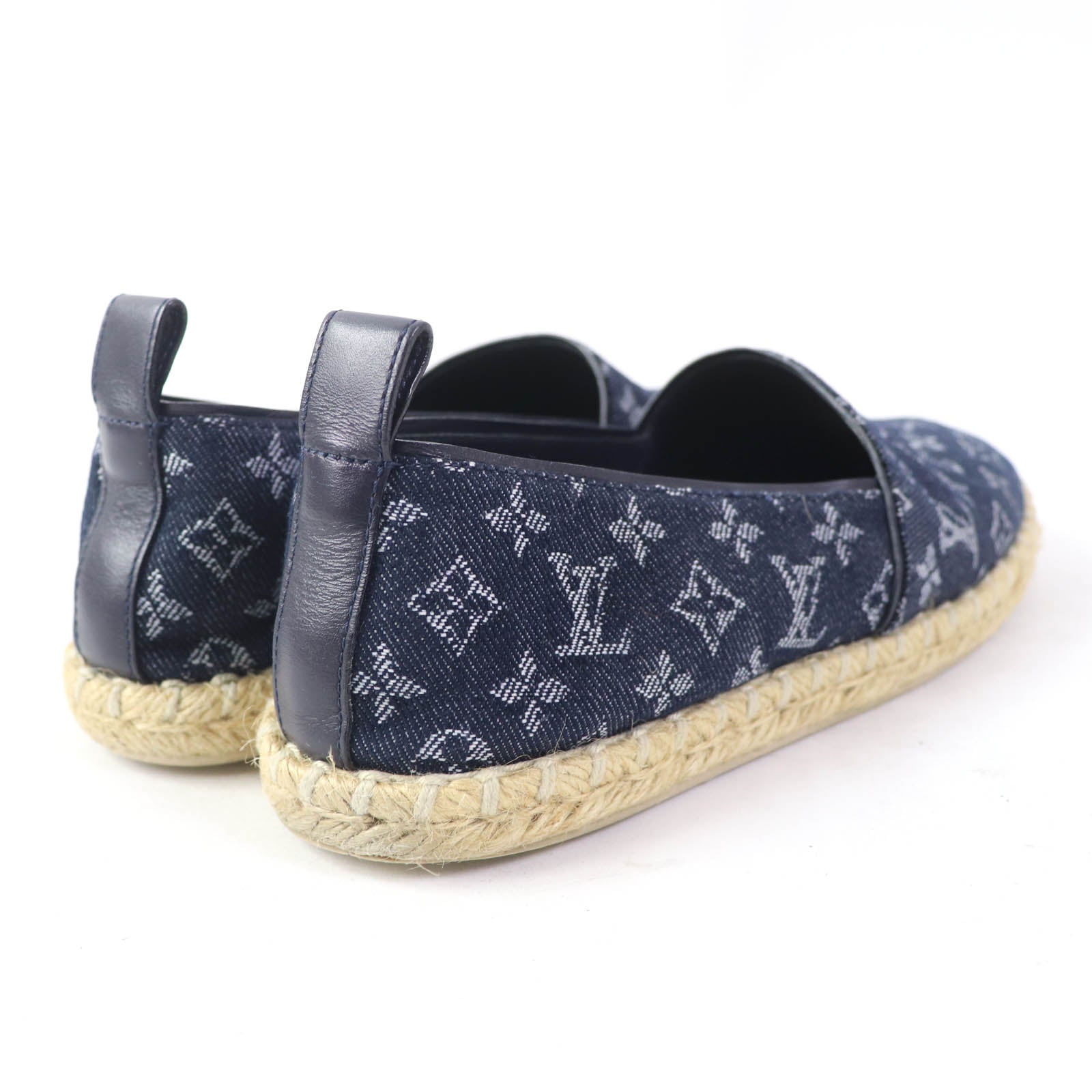 Louis Vuitton Monogram Denim Espadrilles Flats