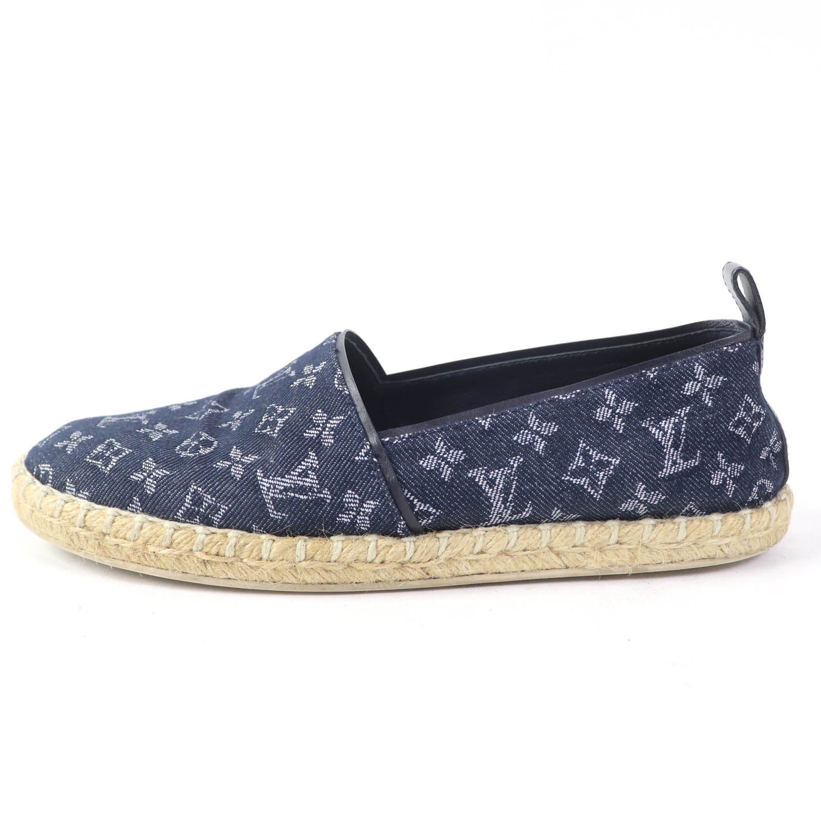 Louis Vuitton Monogram Denim Espadrilles Flats