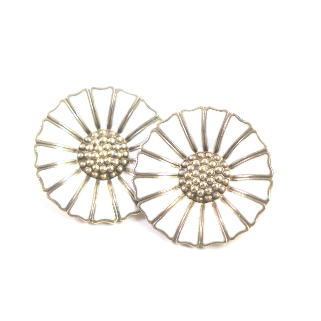 Georg Jensen Daisy Earring SV925 White Gold