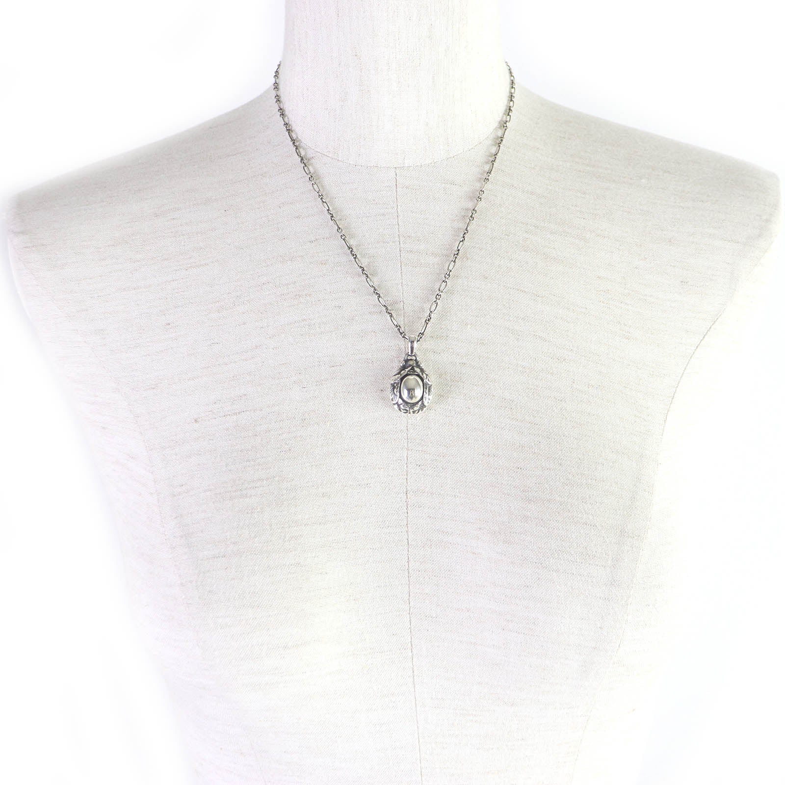 Georg Jensen 1997 SV925 Silver Pendant Necklace