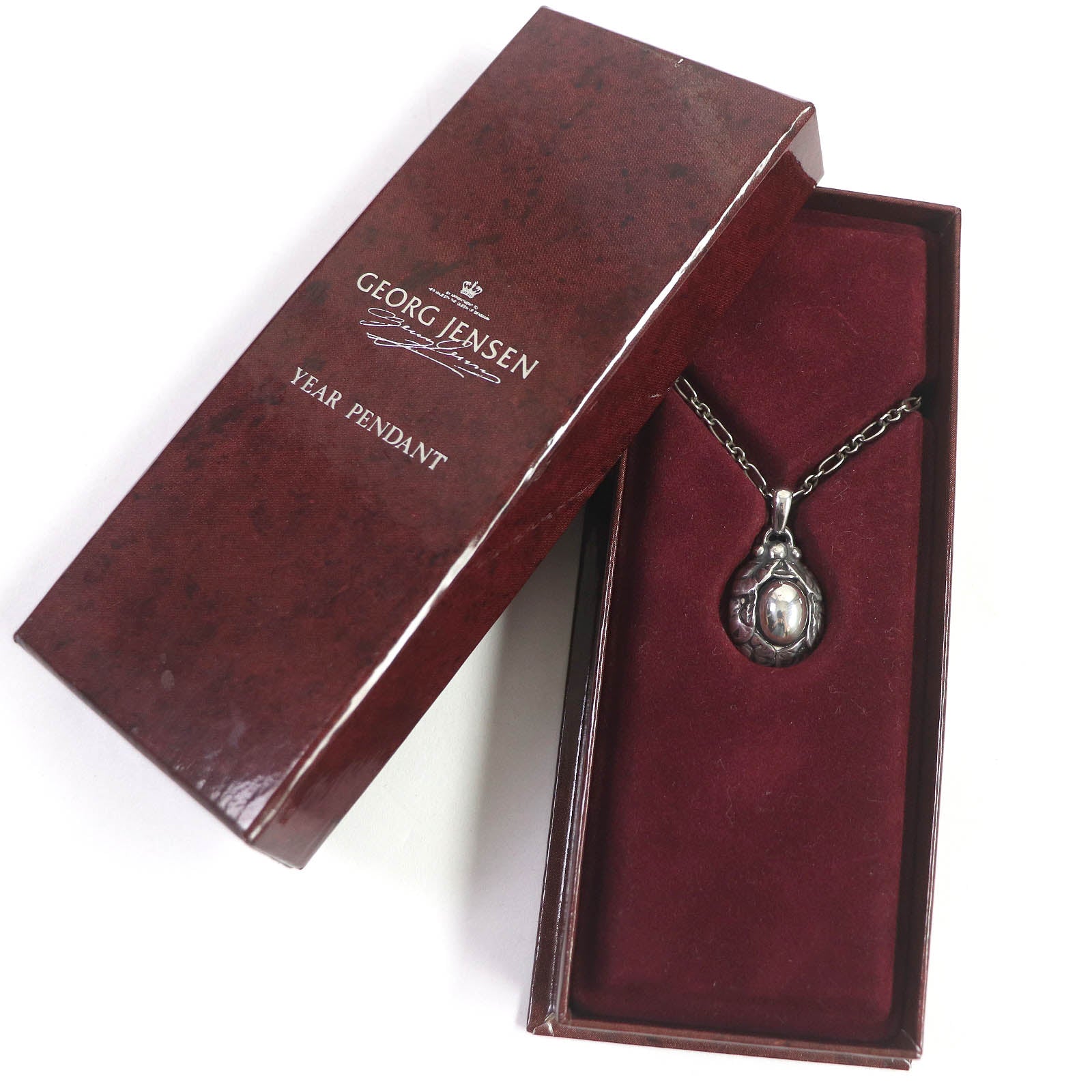 Georg Jensen 1997 SV925 Silver Pendant Necklace