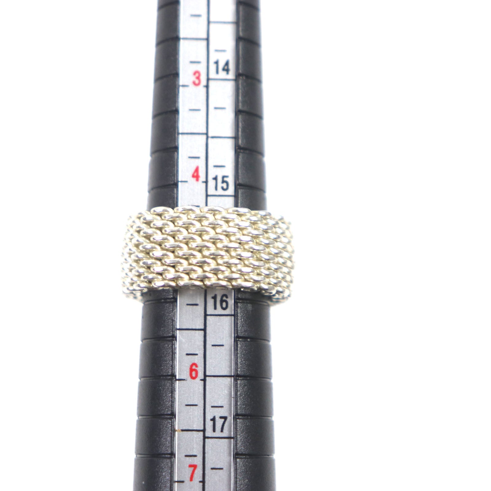 Tiffany & Co Somerset Mesh Ring SV925