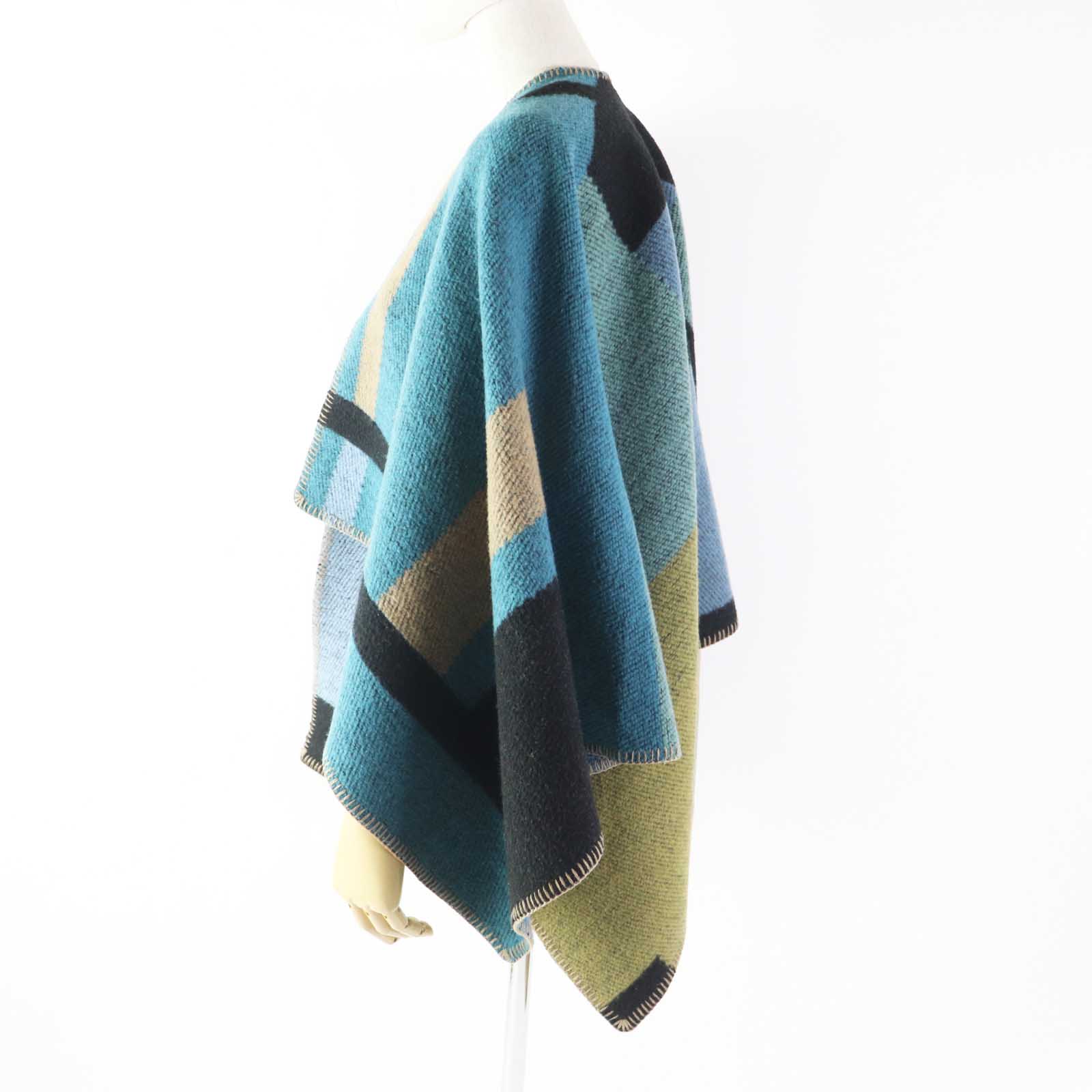 Burberry Wool Cashmere Asymmetry Shawl Women