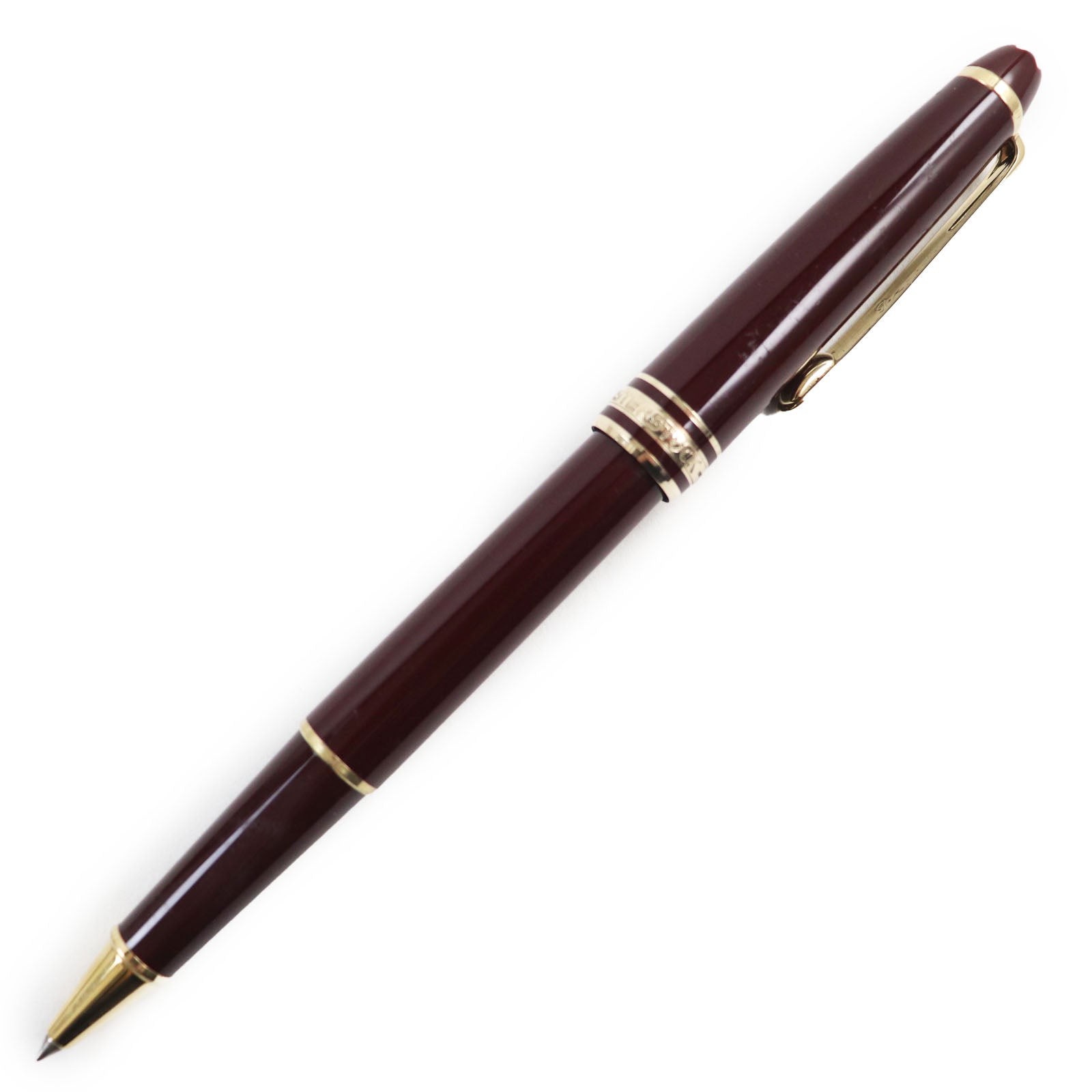 Montblanc Meisterstuck Ballpoint Pen Bordeaux Gold