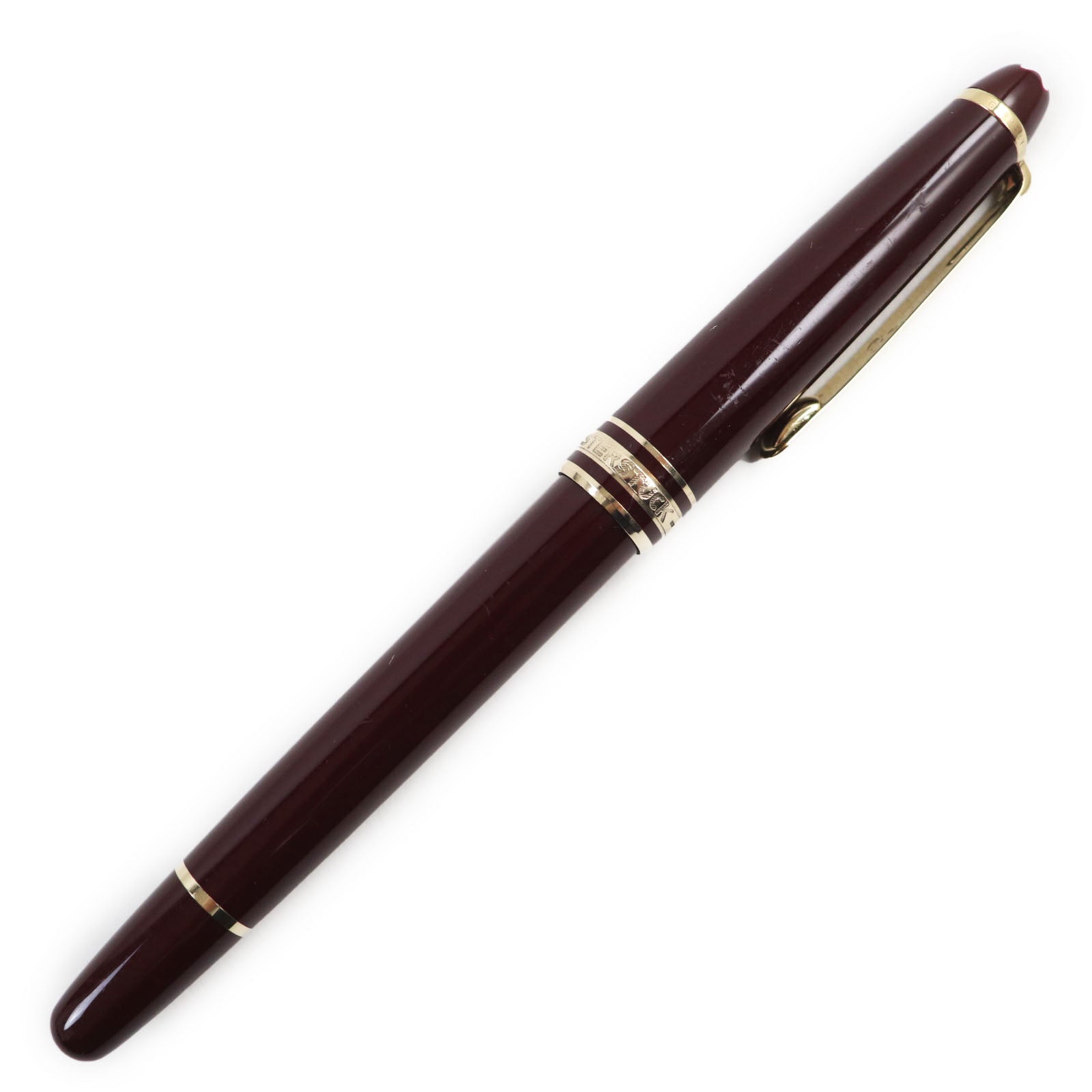 Montblanc Meisterstuck Ballpoint Pen Bordeaux Gold