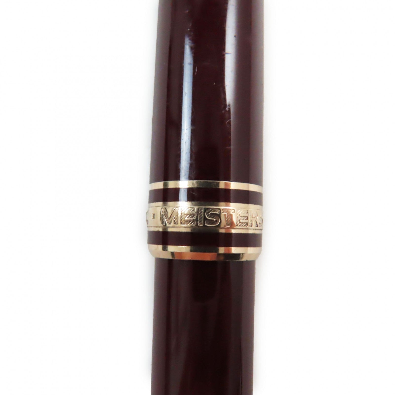 Montblanc Meisterstuck Ballpoint Pen Bordeaux Gold