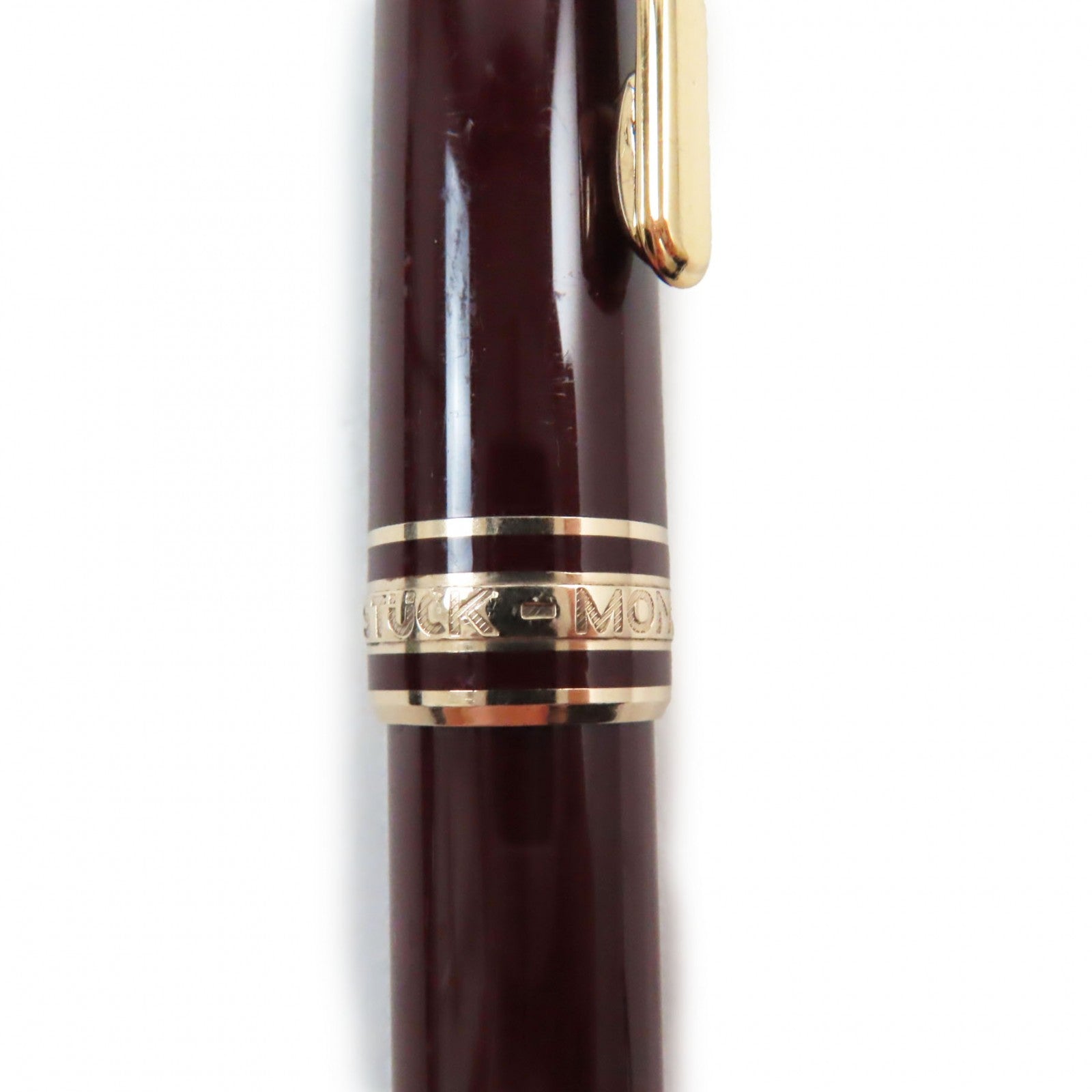 Montblanc Meisterstuck Ballpoint Pen Bordeaux Gold