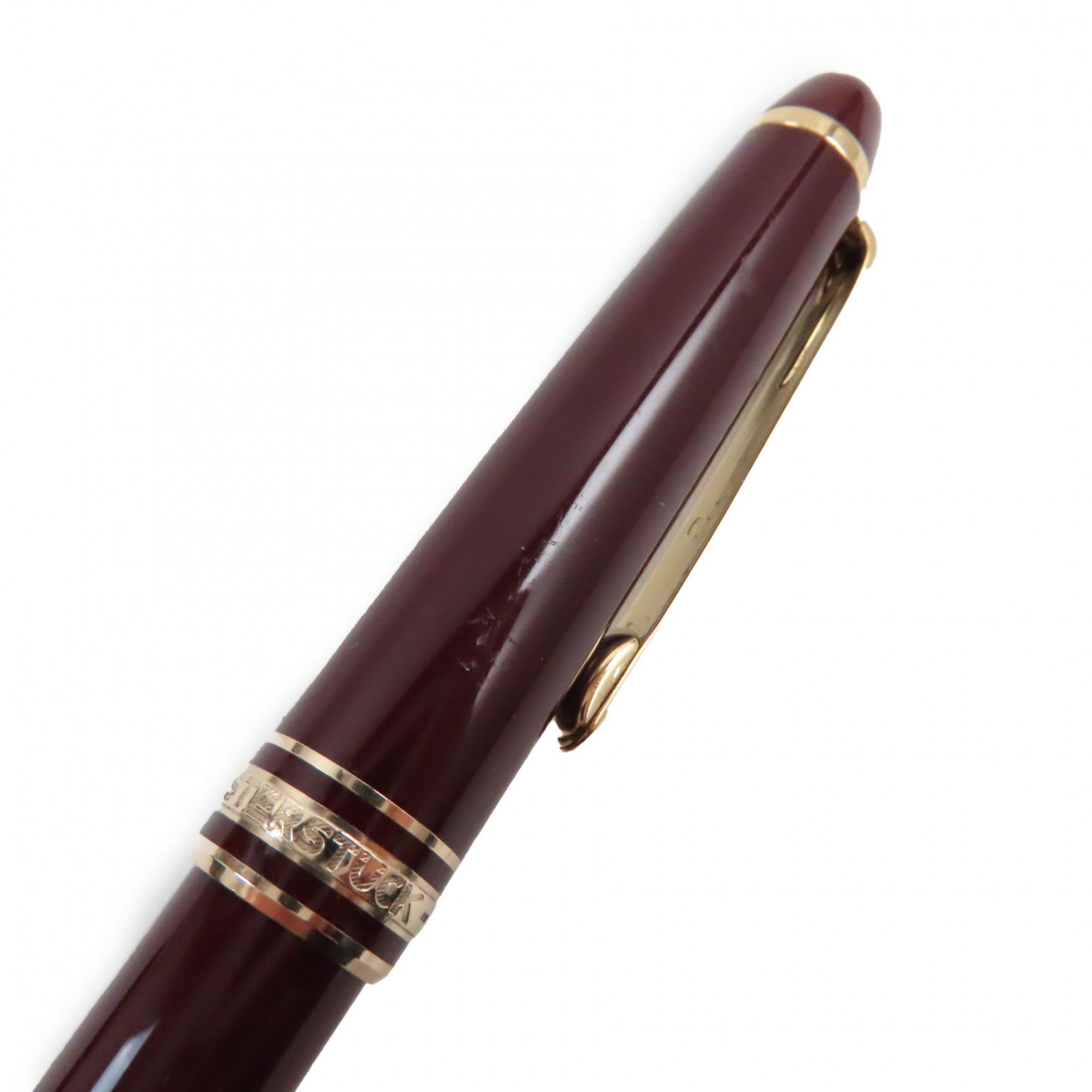 Montblanc Meisterstuck Ballpoint Pen Bordeaux Gold