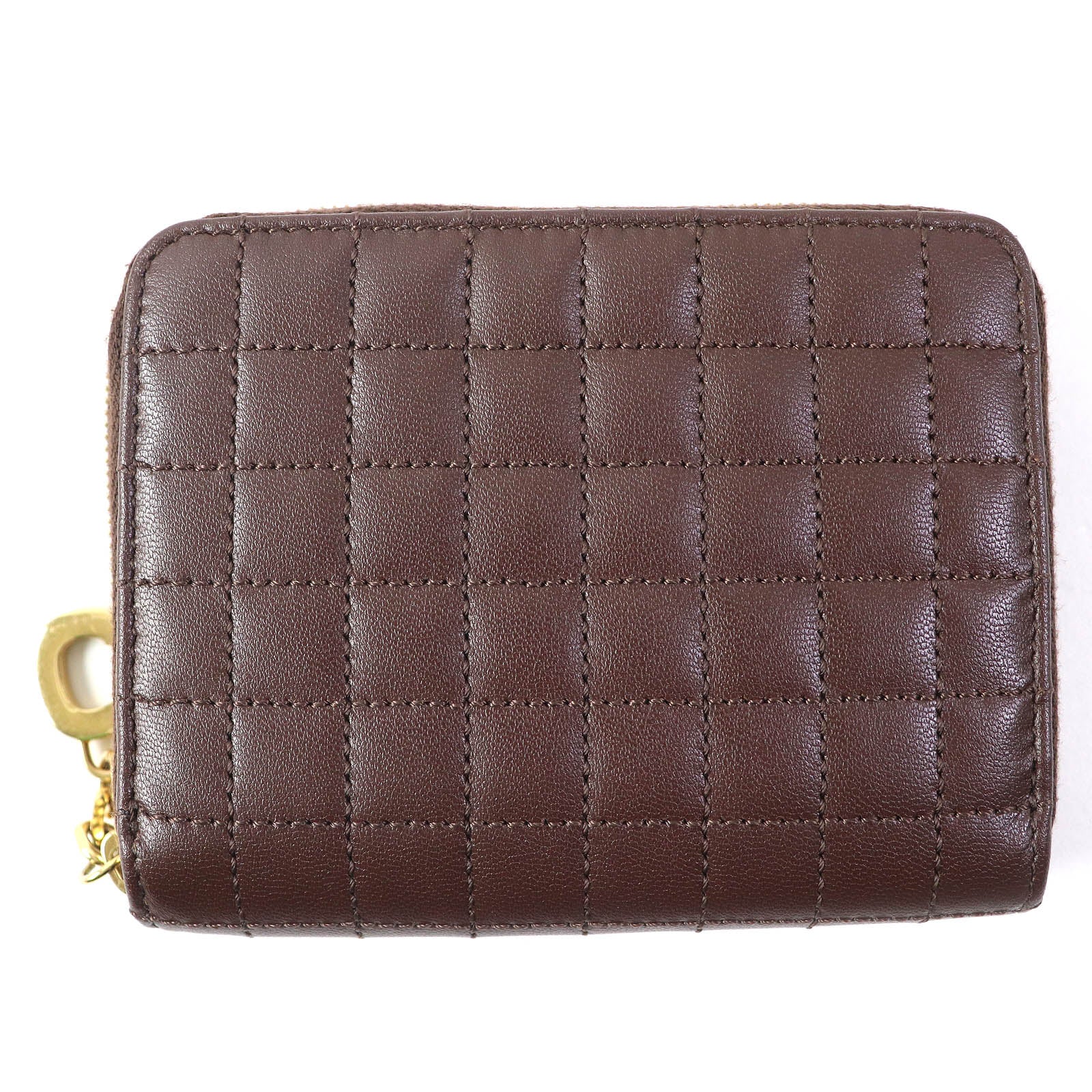 Celine Quilted Leather Compact Wallet