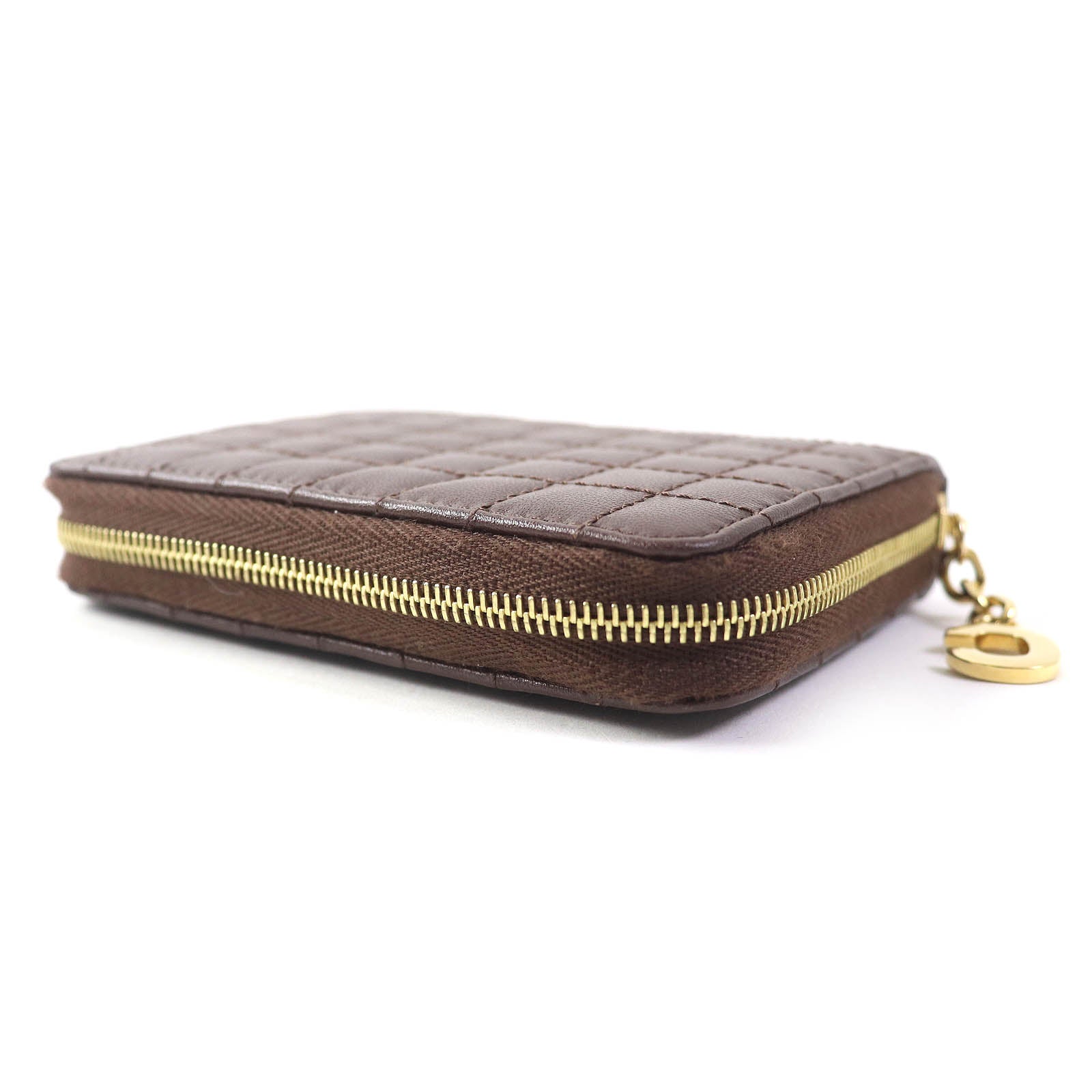 Celine Quilted Leather Compact Wallet