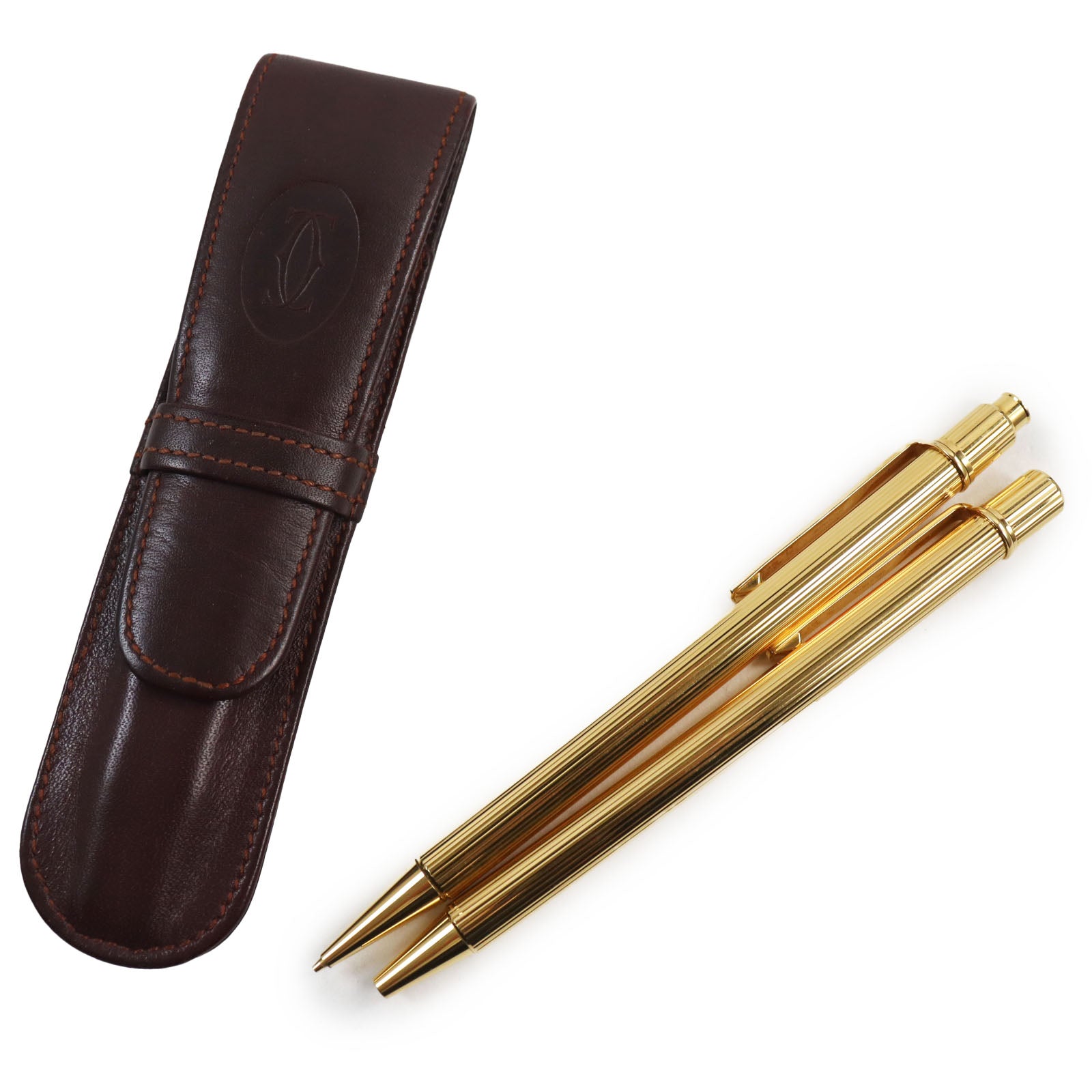 Cartier Must Do Pen Set Gold