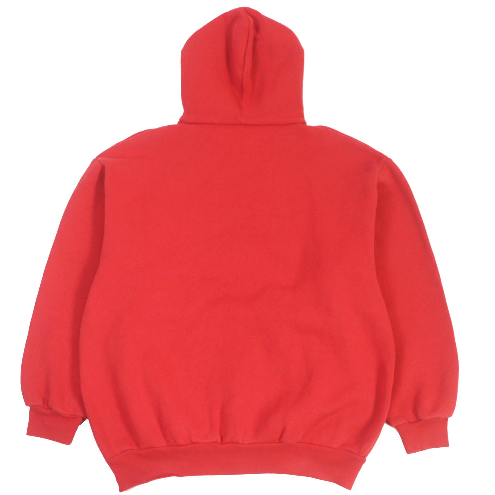 Balenciaga Logo Print Oversized Hoodie Red M