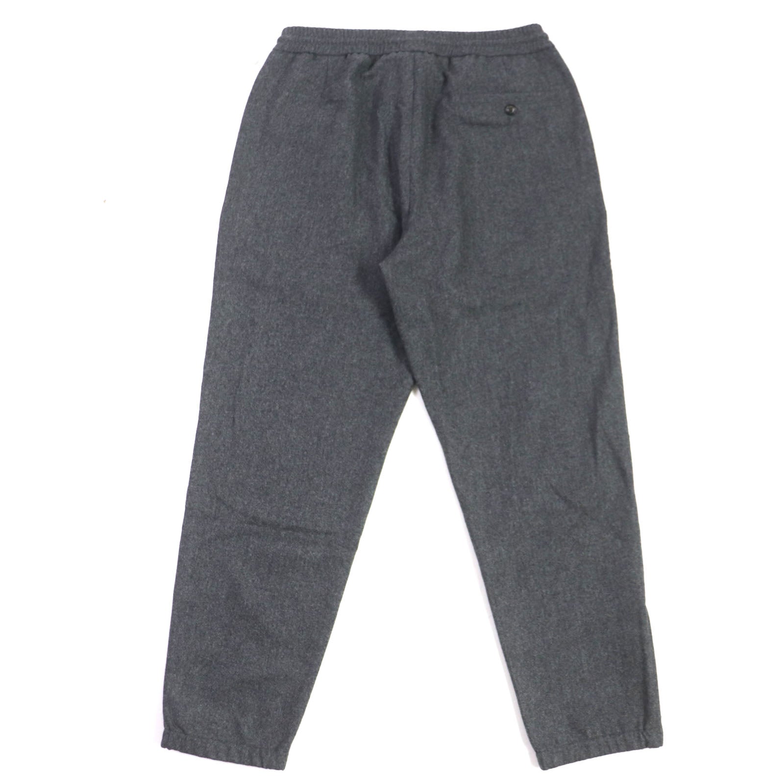 Moncler Wool PANTALONE Pants Gray 46