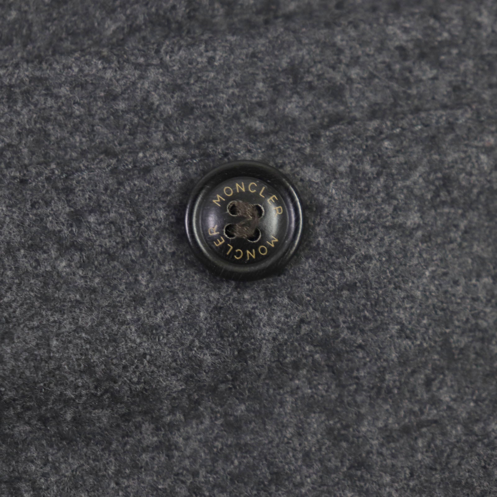 Moncler Wool PANTALONE Pants Gray 46