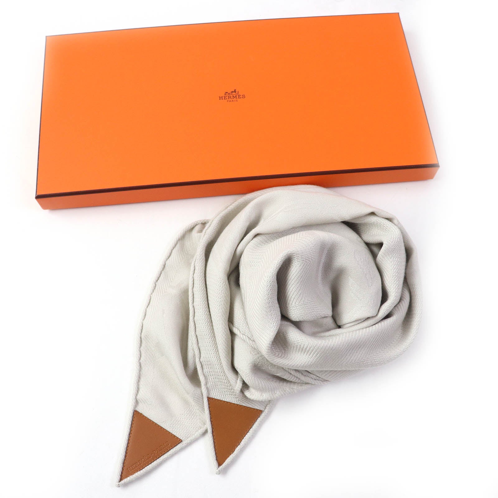 Hermes Losange New Libris Cashmere Silk Shawl