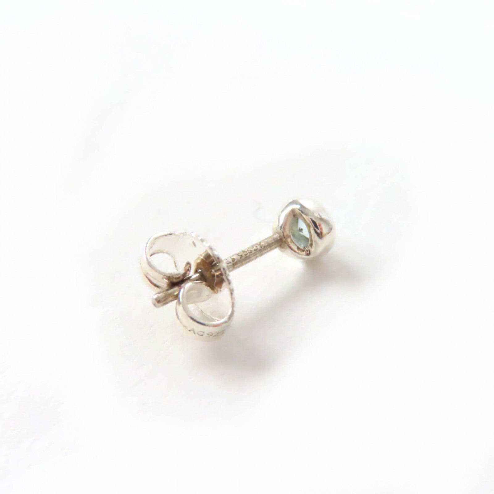 Tiffany & Co Aquamarine Earrings AG925 Silver