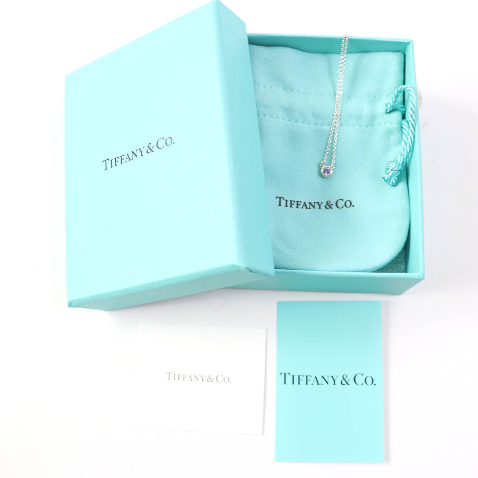 Tiffany & Co Tanzanite Necklace AG925 Silver