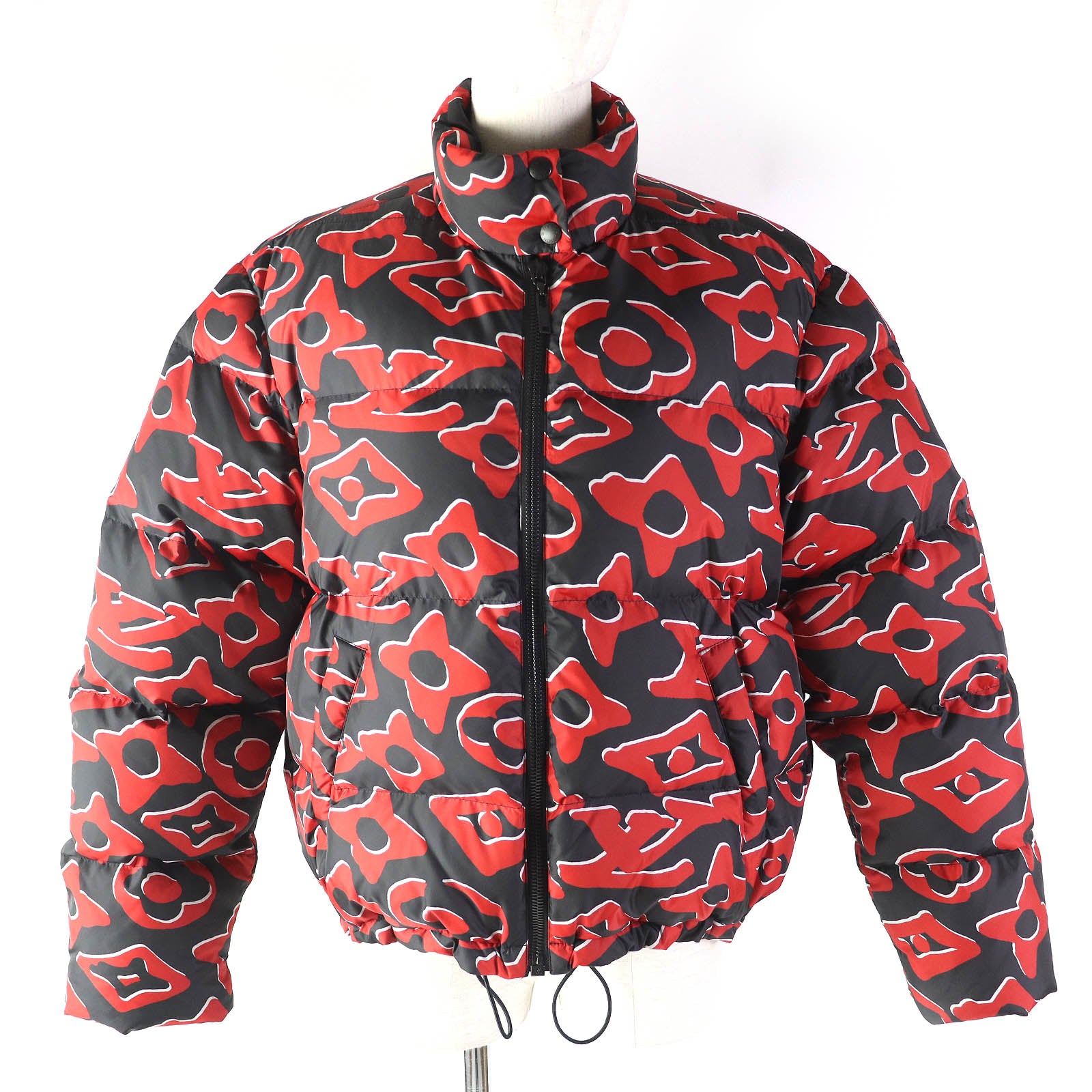 Louis Vuitton Urs Fischer Down Jacket Red Black 36