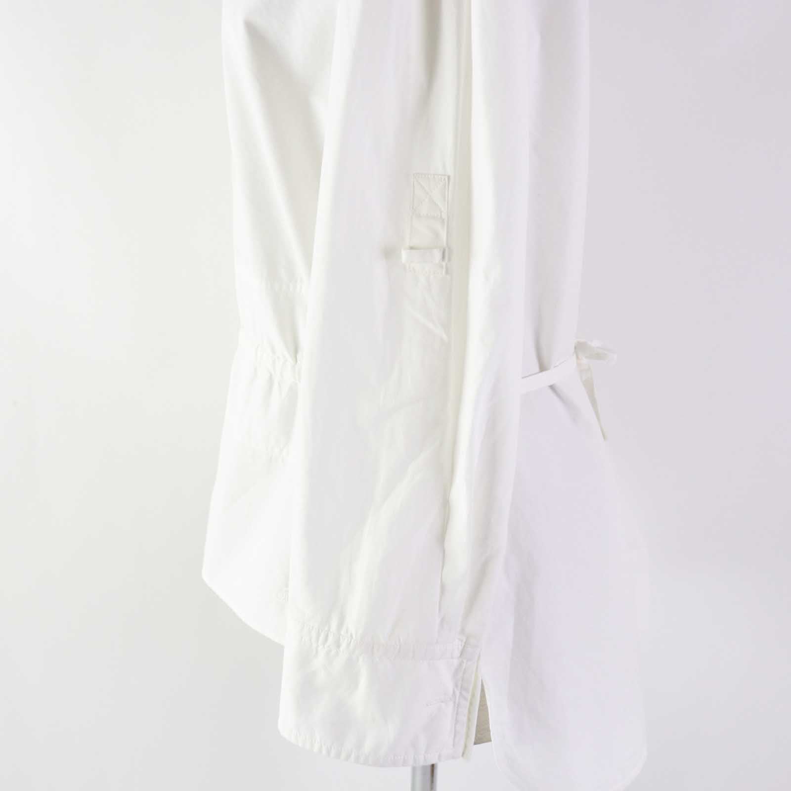 Hermes Caleche Embroidery Button Shirt White