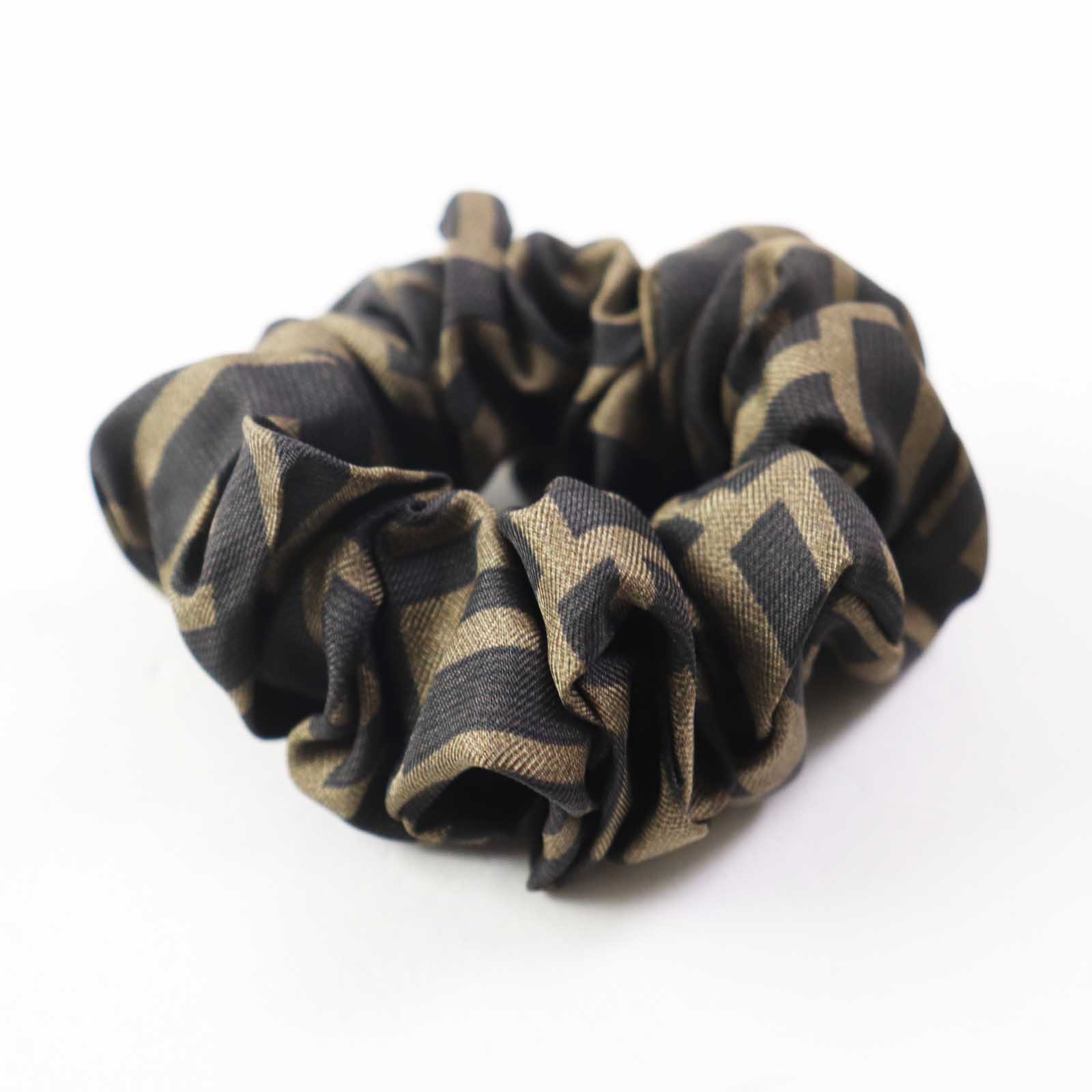 Fendi Silk FF Logo Zucca Scrunchies Set