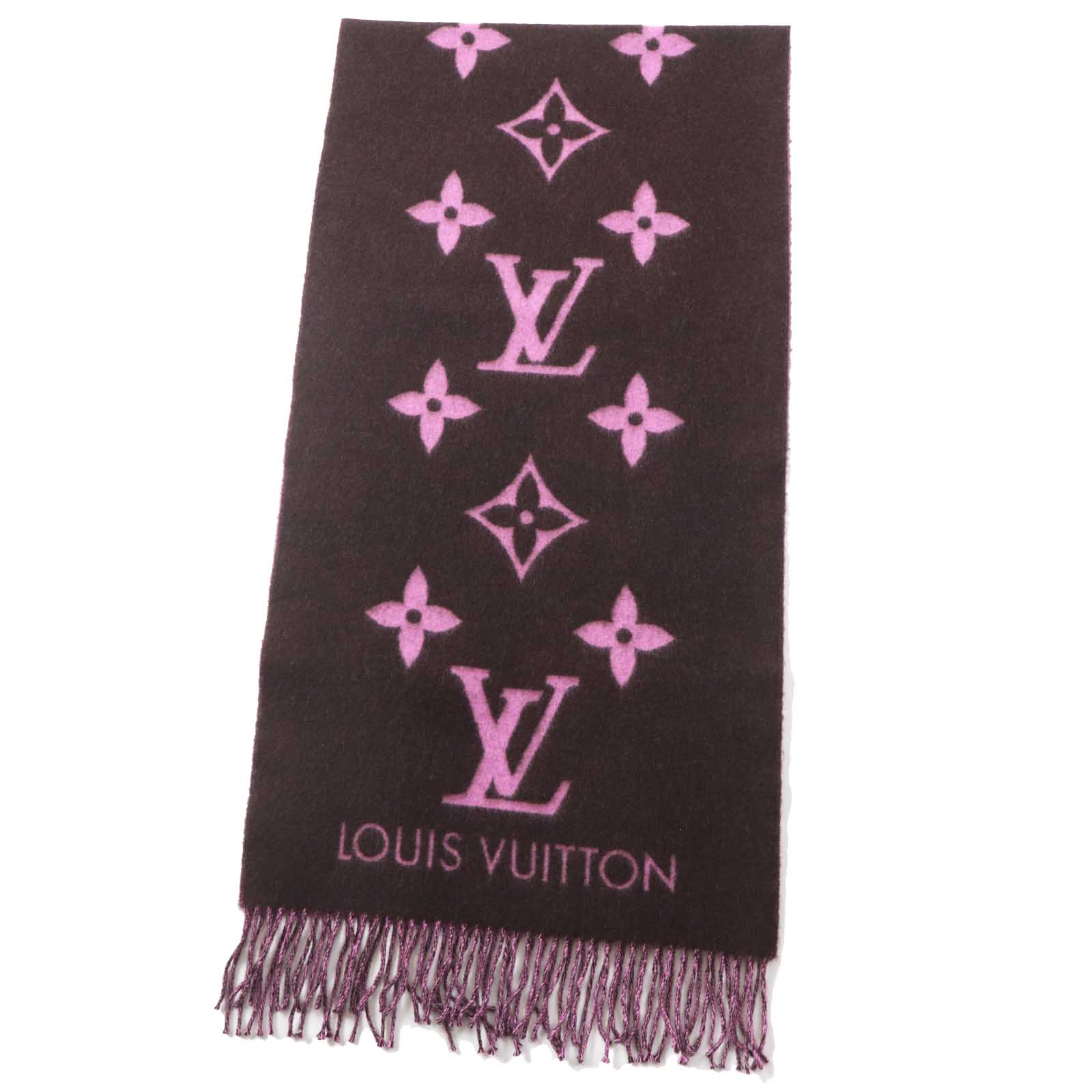 Louis Vuitton Cashmere Monogram Scarf M73665