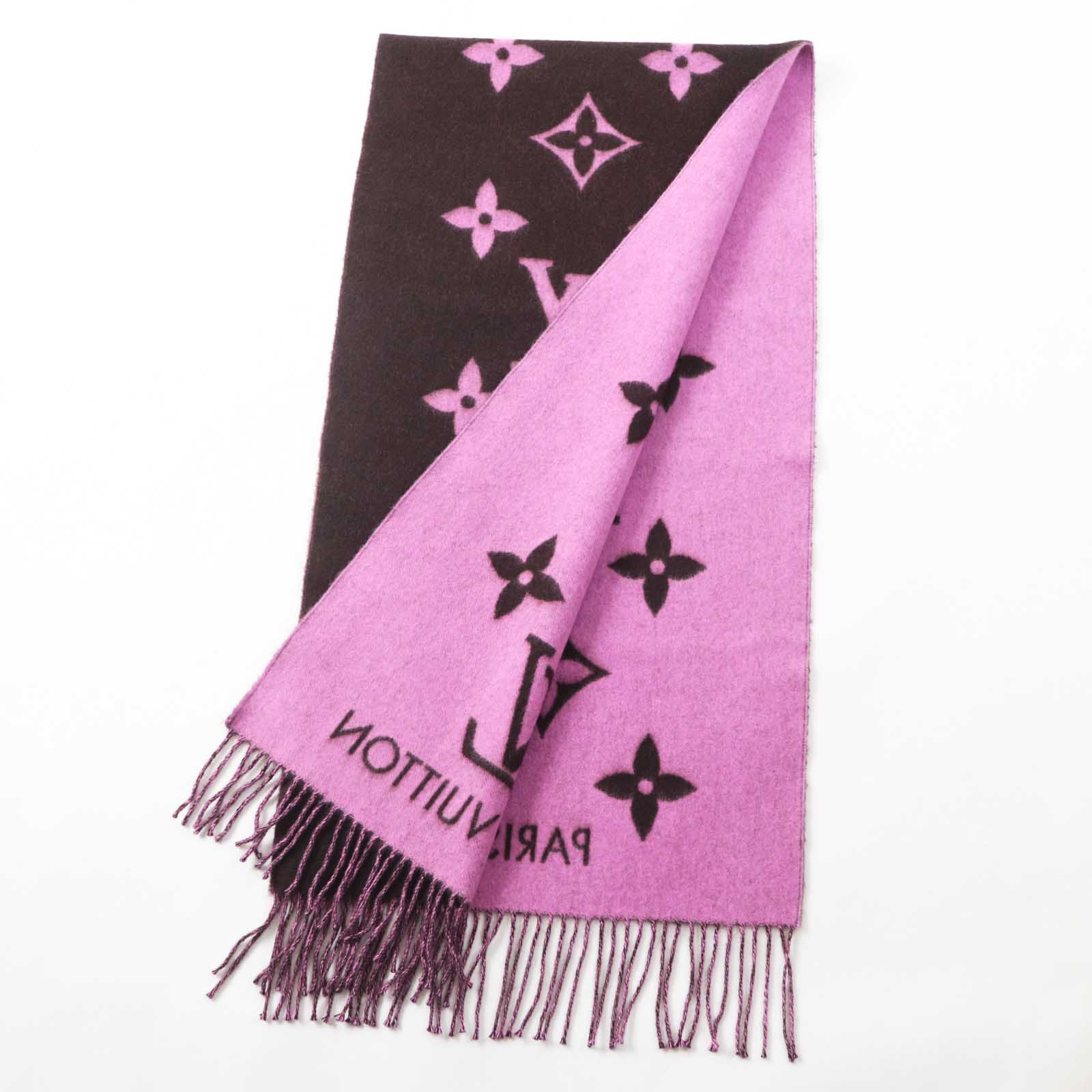 Louis Vuitton Cashmere Monogram Scarf M73665