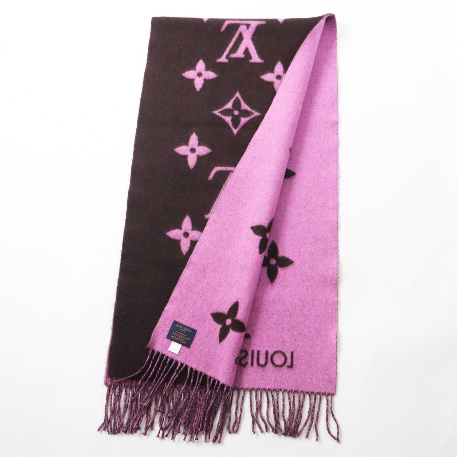 Louis Vuitton Cashmere Monogram Scarf M73665