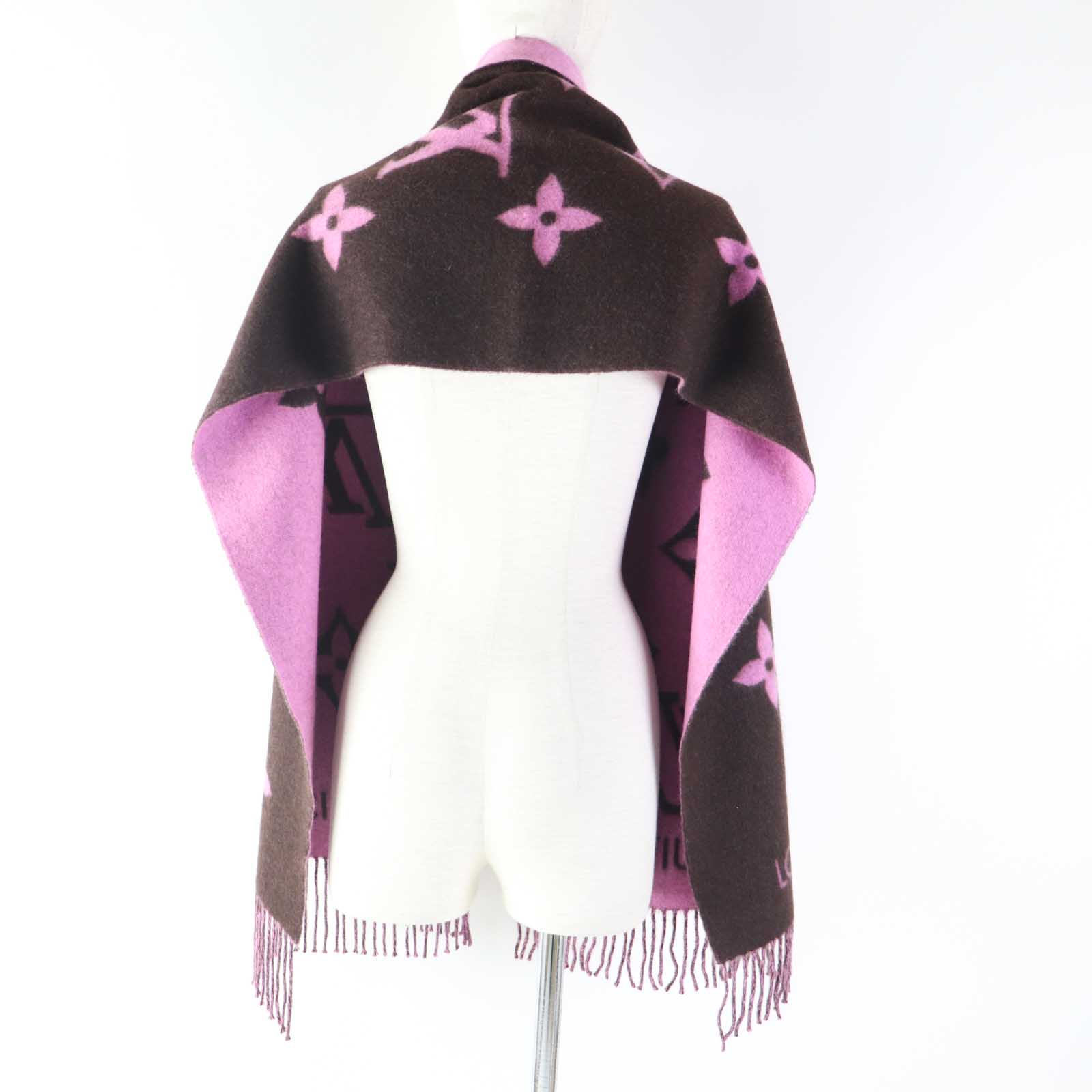 Louis Vuitton Cashmere Monogram Scarf M73665