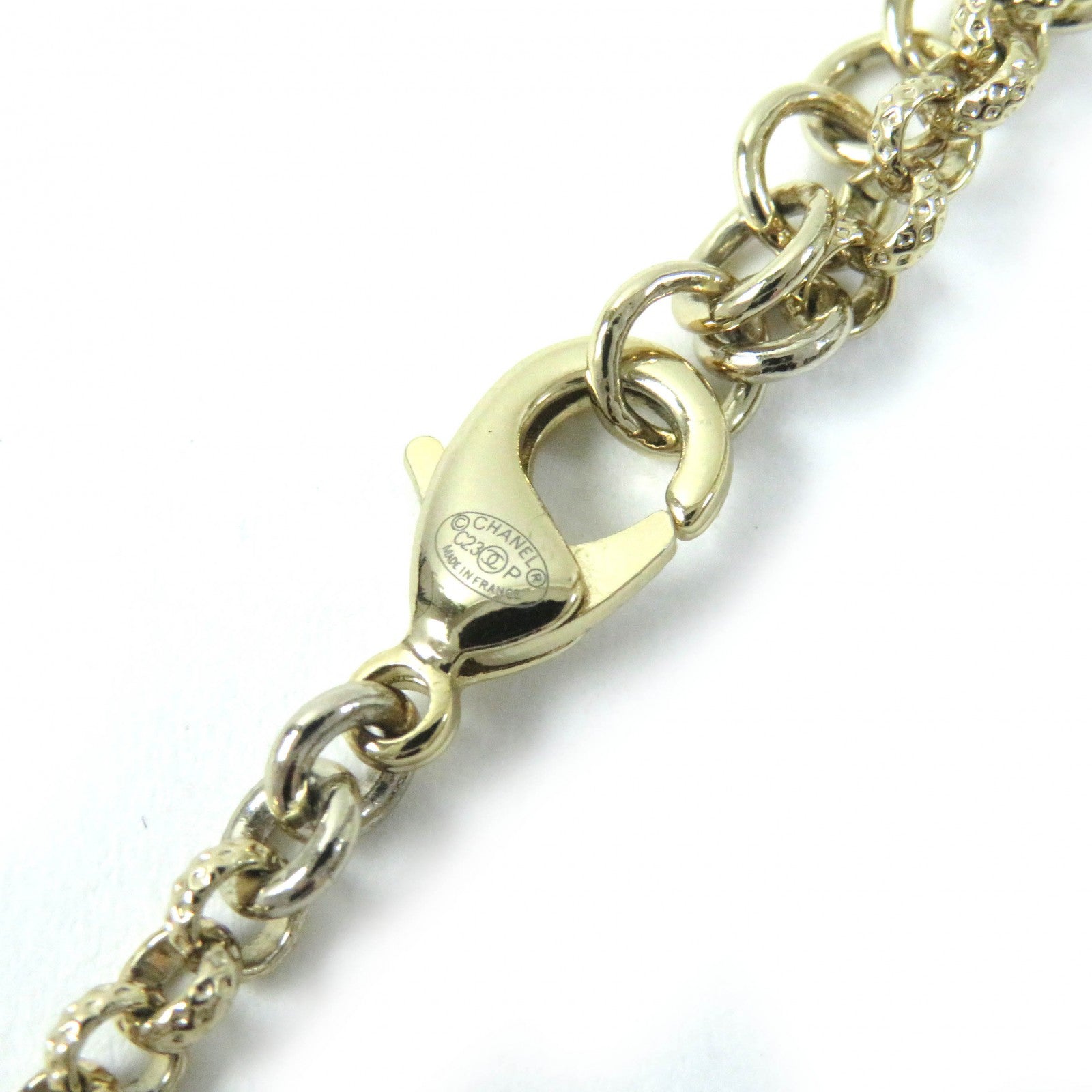 Chanel Heart Pearl Rhinestone Choker Necklace