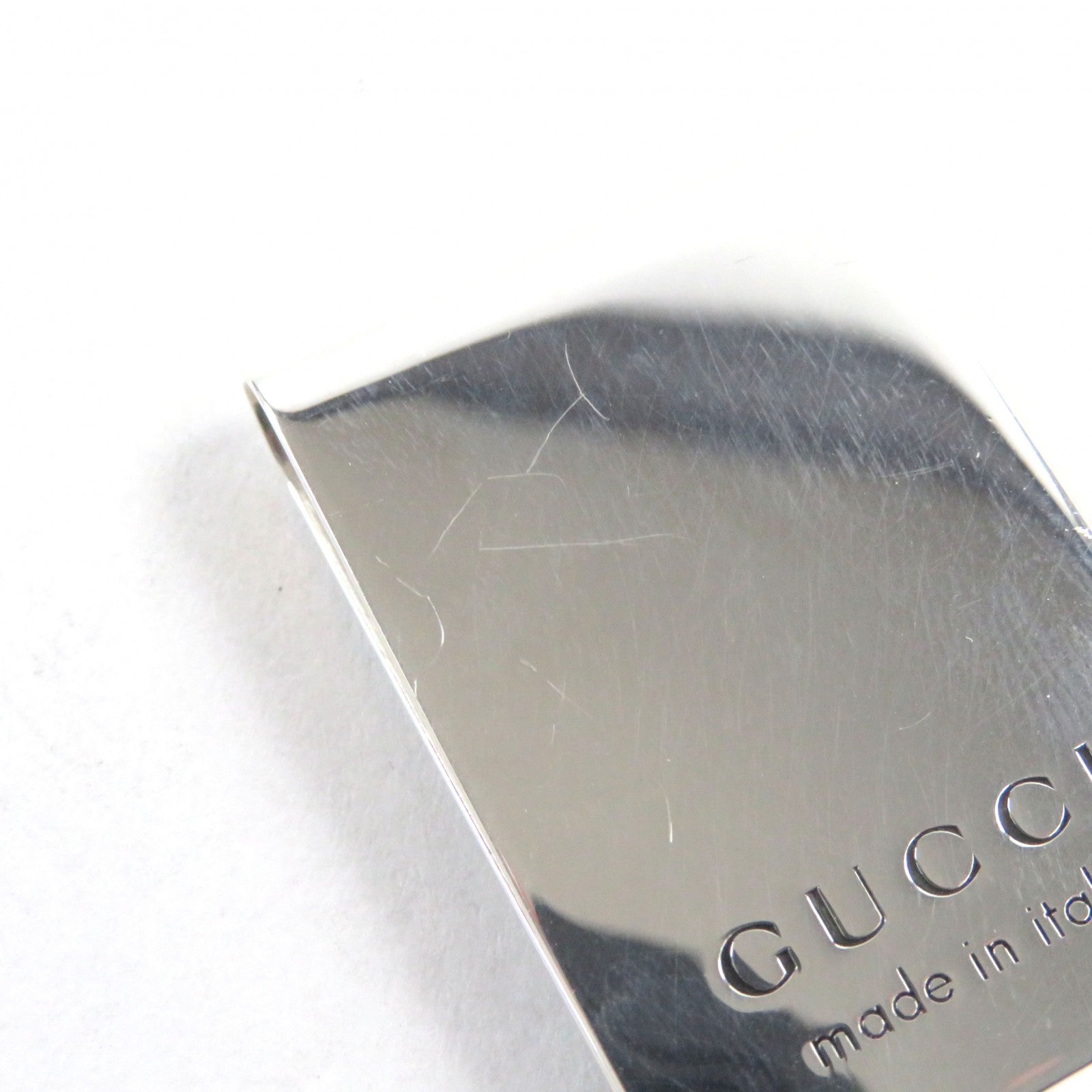 Gucci Silver Bee Motif Money Clip