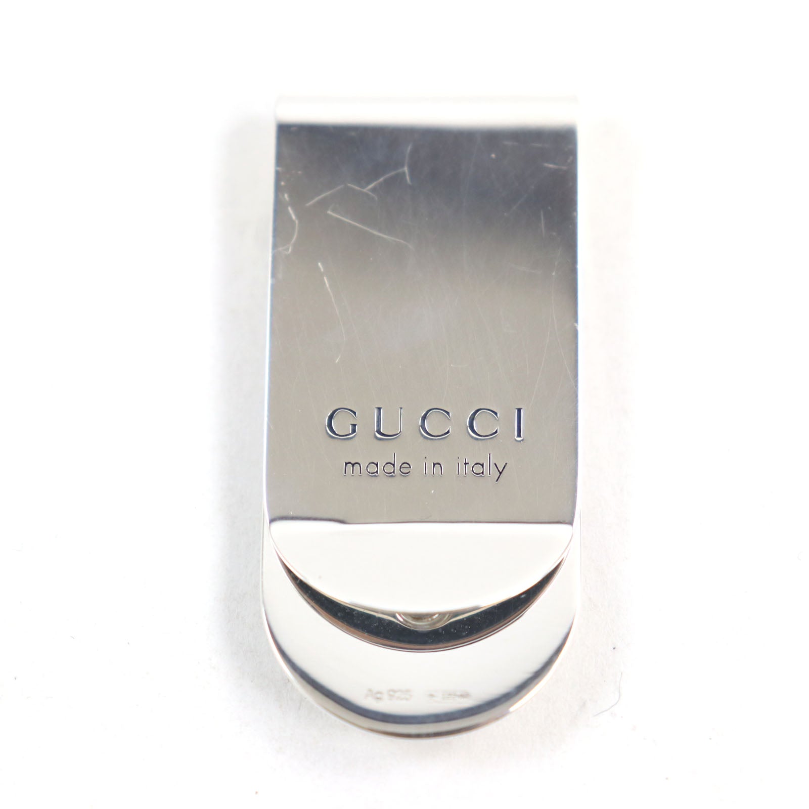 Gucci Silver Bee Motif Money Clip