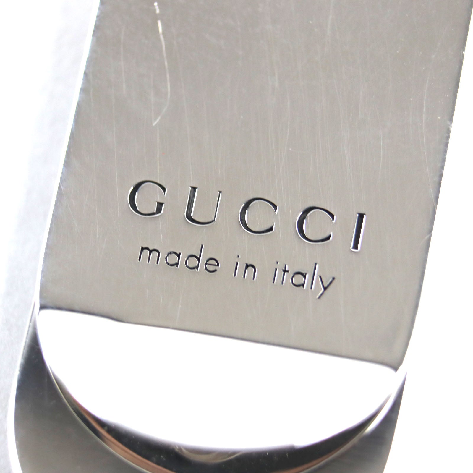 Gucci Silver Bee Motif Money Clip