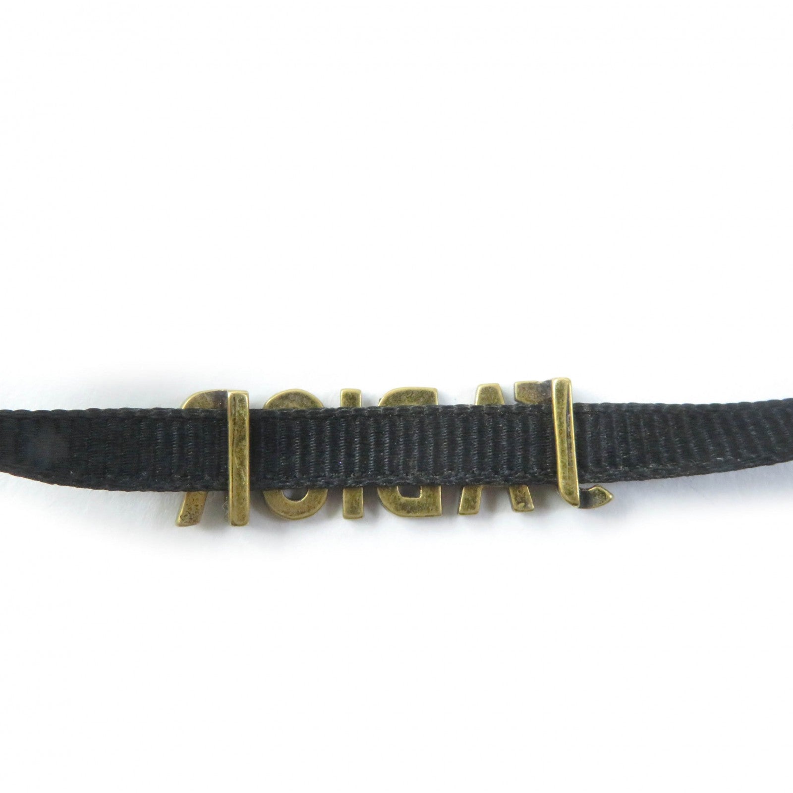 Dior J'ADIOR Metal Logo Choker Black