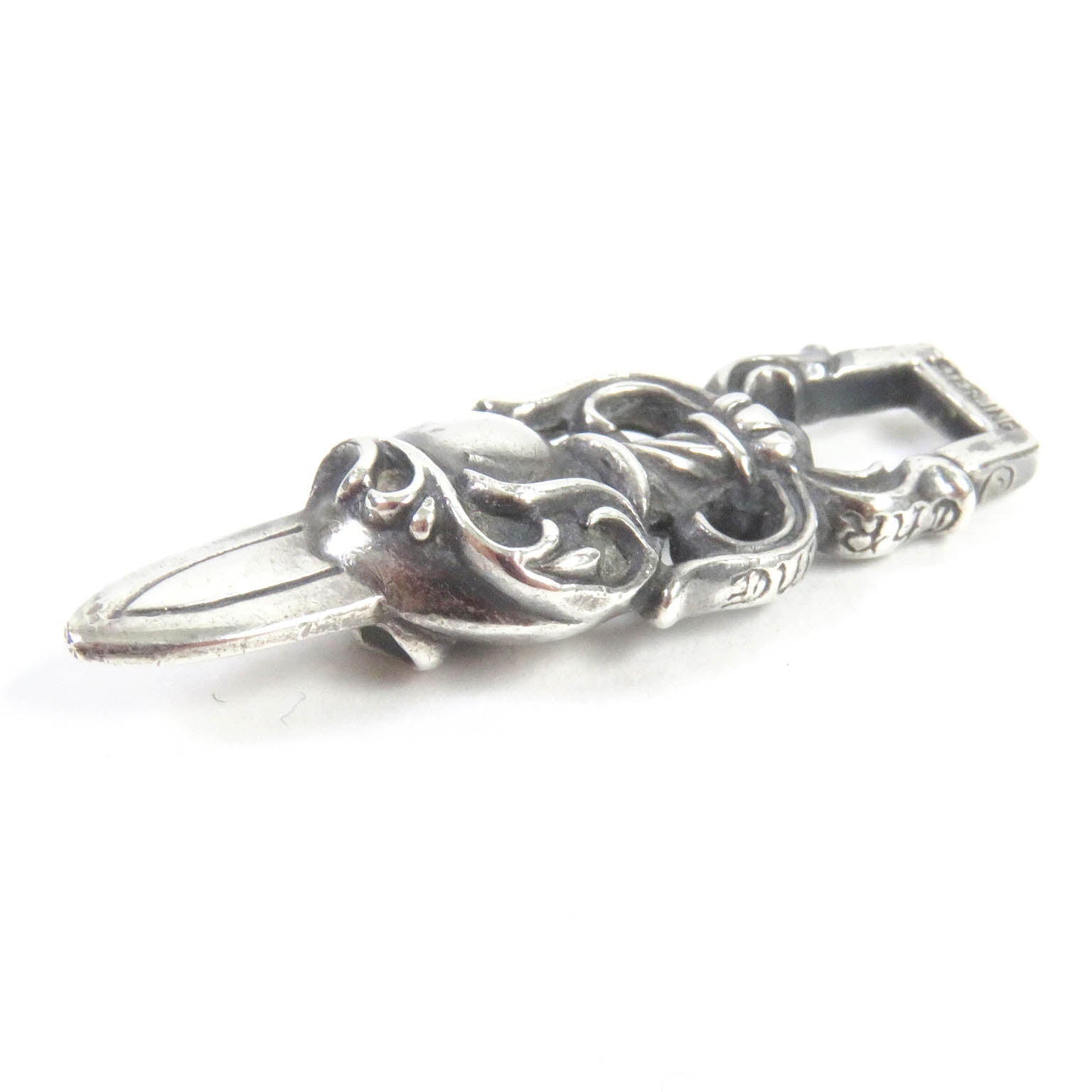 CHROME HEARTS Dagger Heart Pendant SV925