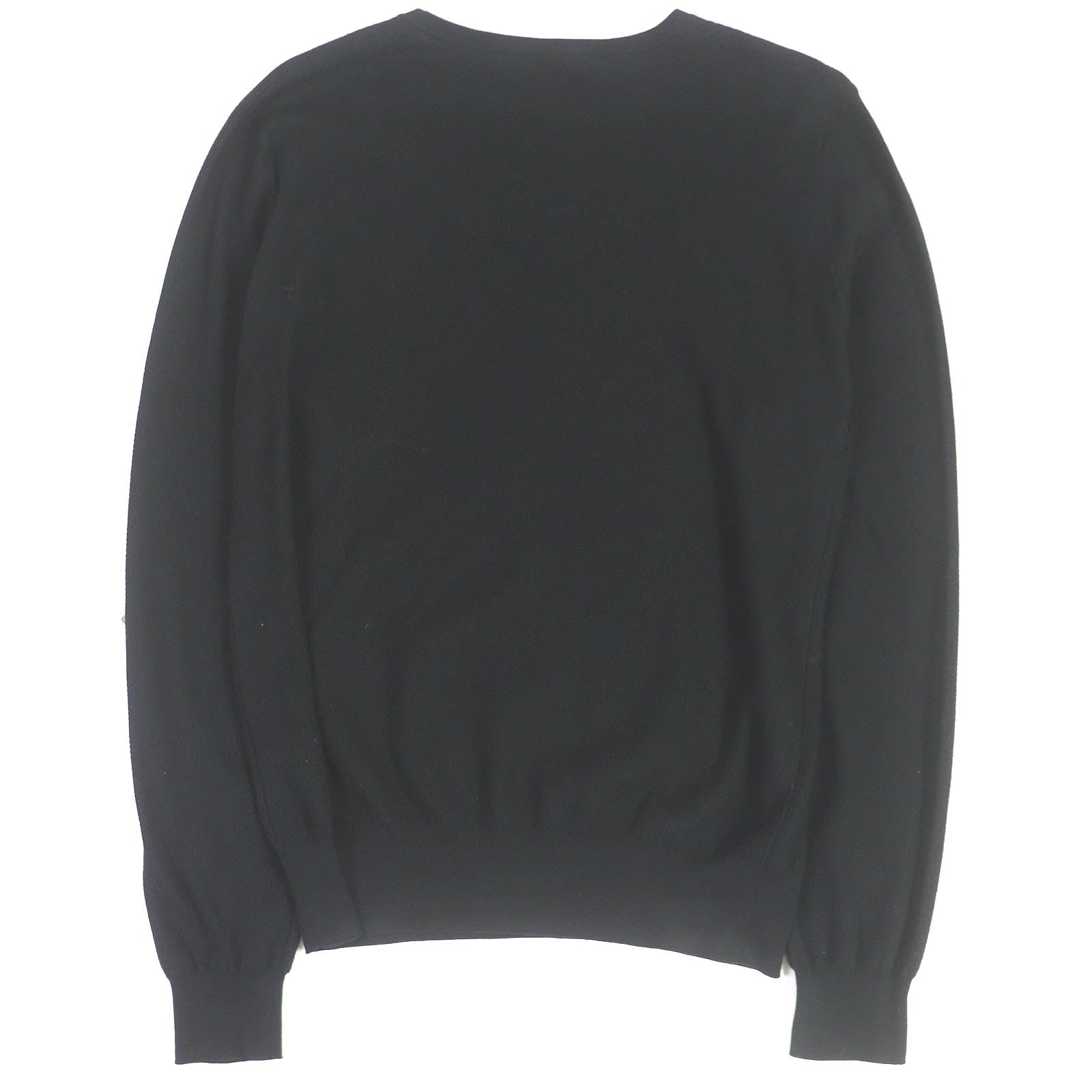 Givenchy Cotton Logo Knit Sweater Black XS