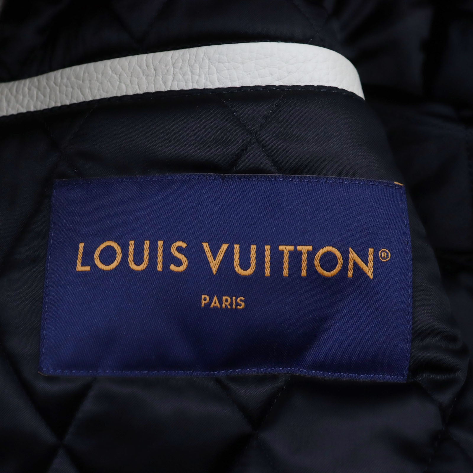 Louis Vuitton Leather Nylon Blouson Jacket