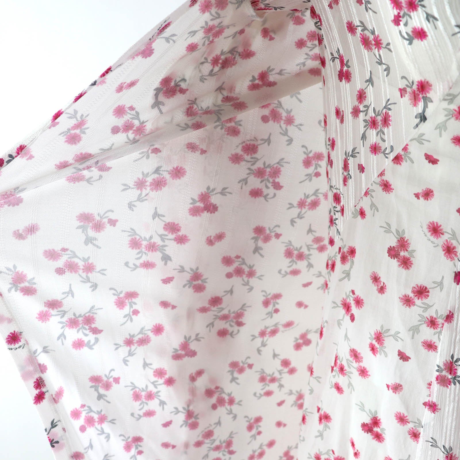 Loewe Cotton Silk Choker Neck Floral Long Dress