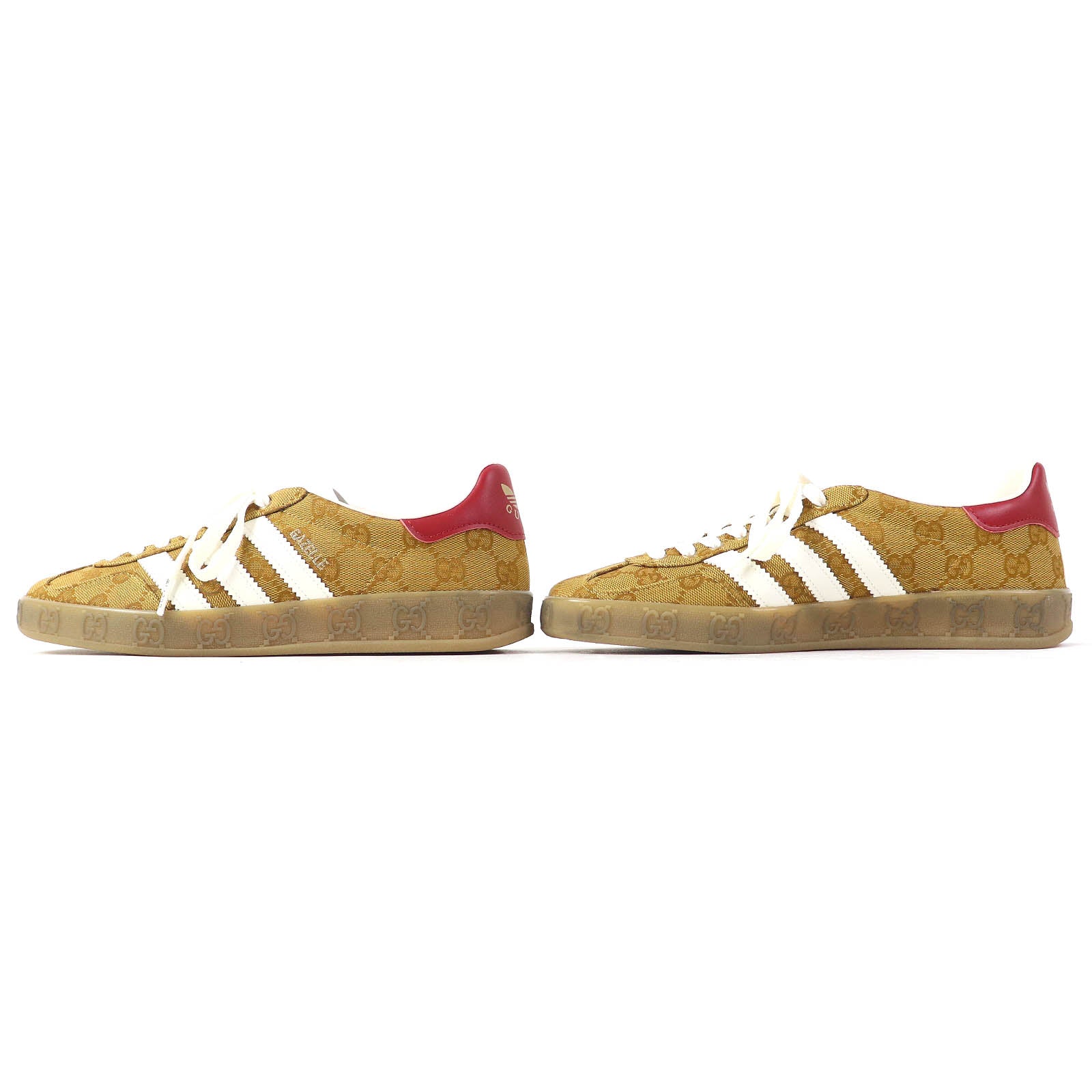 Gucci Gazelle GG Canvas Lace-Up Sneakers