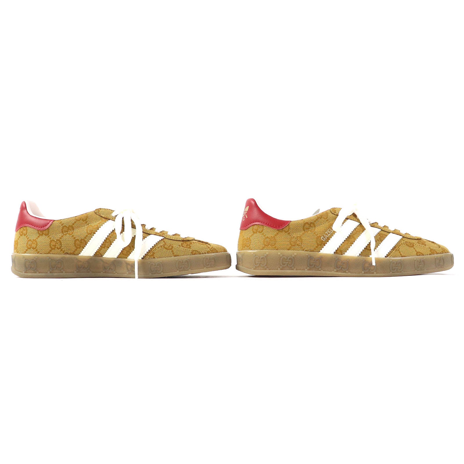 Gucci Gazelle GG Canvas Lace-Up Sneakers