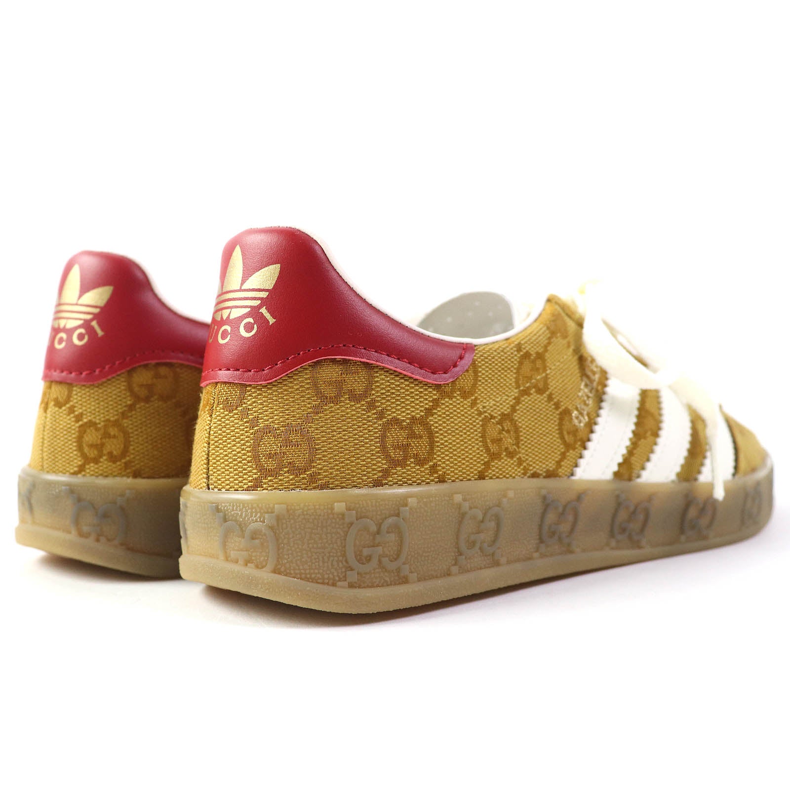 Gucci Gazelle GG Canvas Lace-Up Sneakers