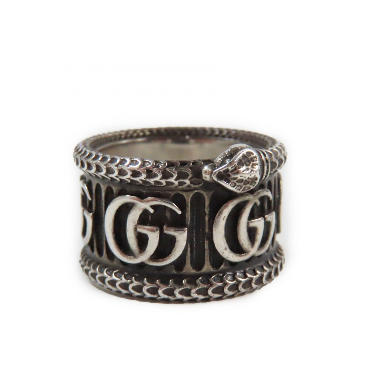 Gucci AG925 Snake & Double G Ring