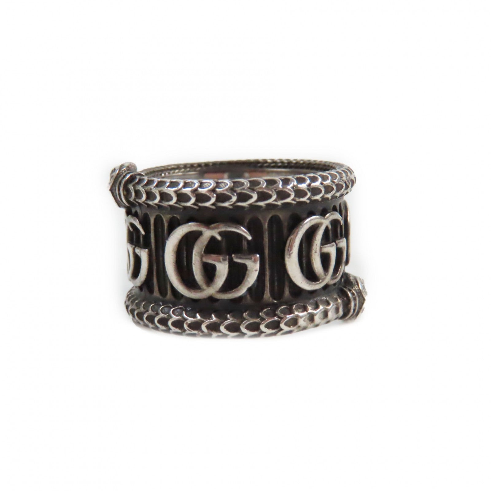 Gucci AG925 Snake & Double G Ring