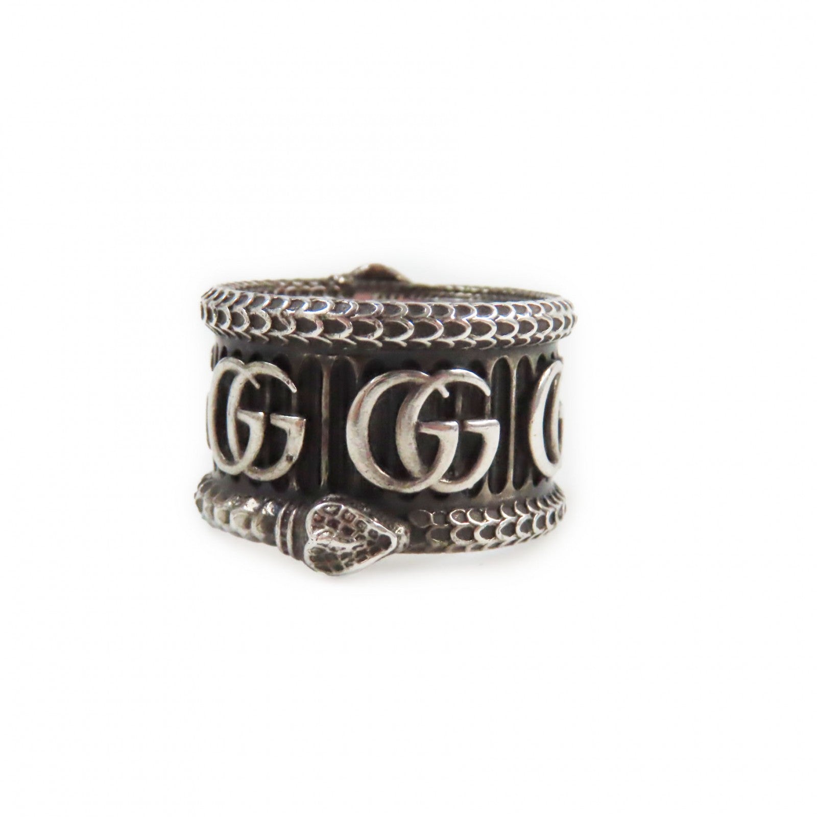 Gucci AG925 Snake & Double G Ring